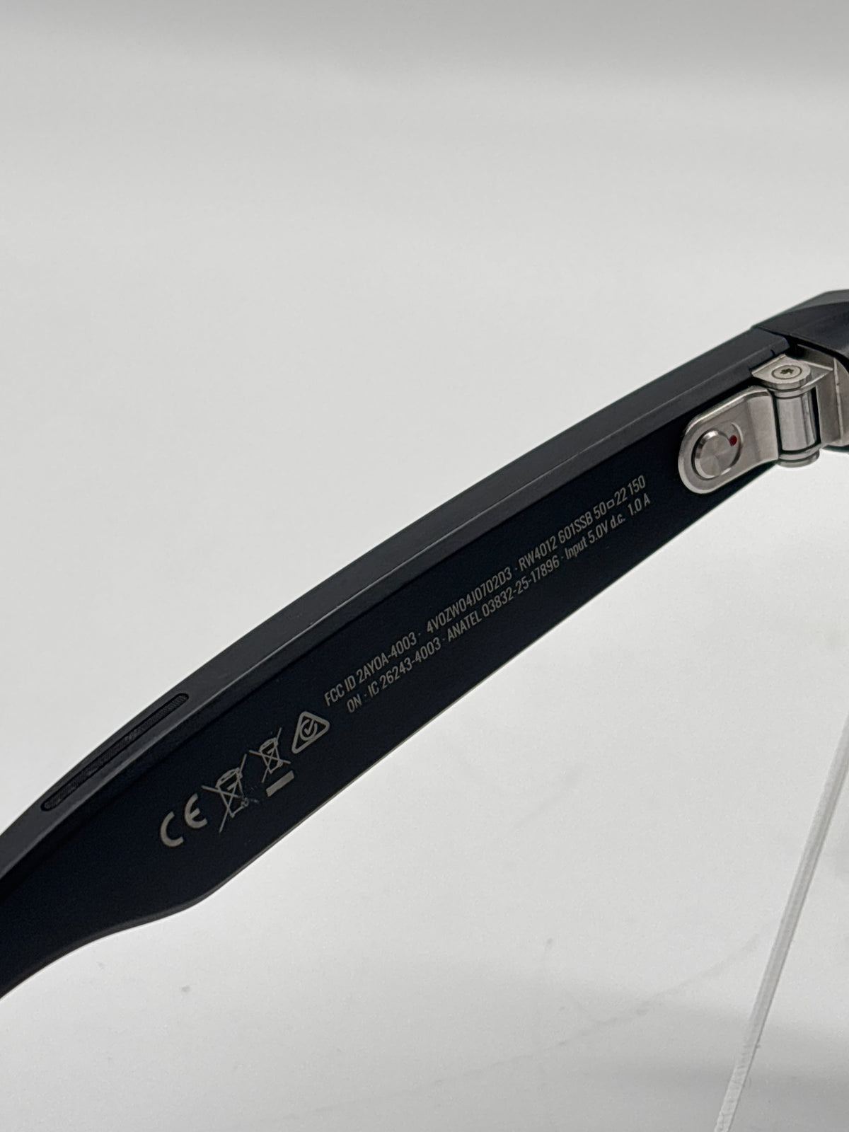Ray-Ban Meta Wayfarer Gen 2 RW4012 Smart Glasses Shiny Black G-15 Lens - Used