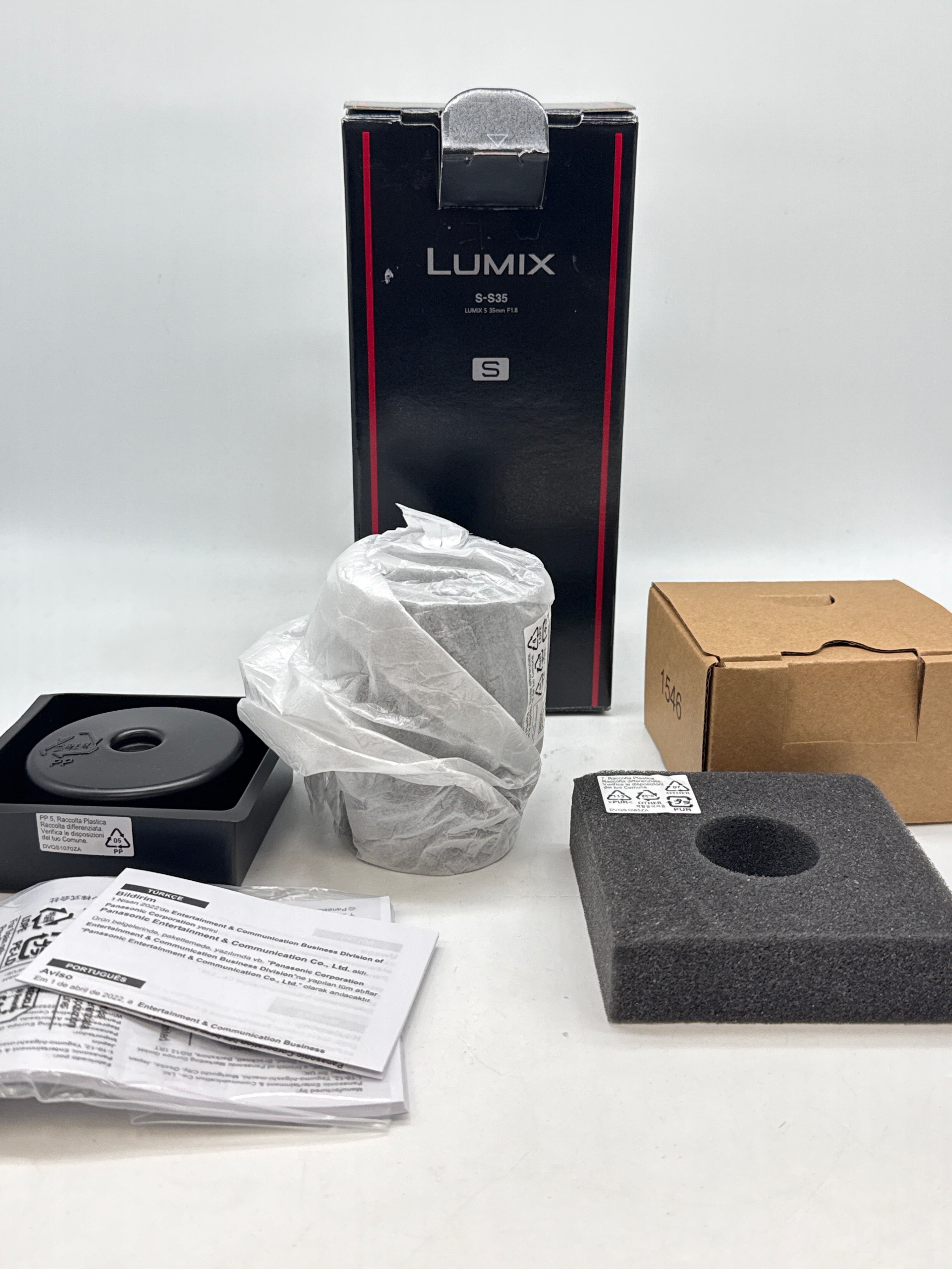 Panasonic Lumix S-S35 S 35mm f/1.8 Full Frame L-Mount Lens - Used