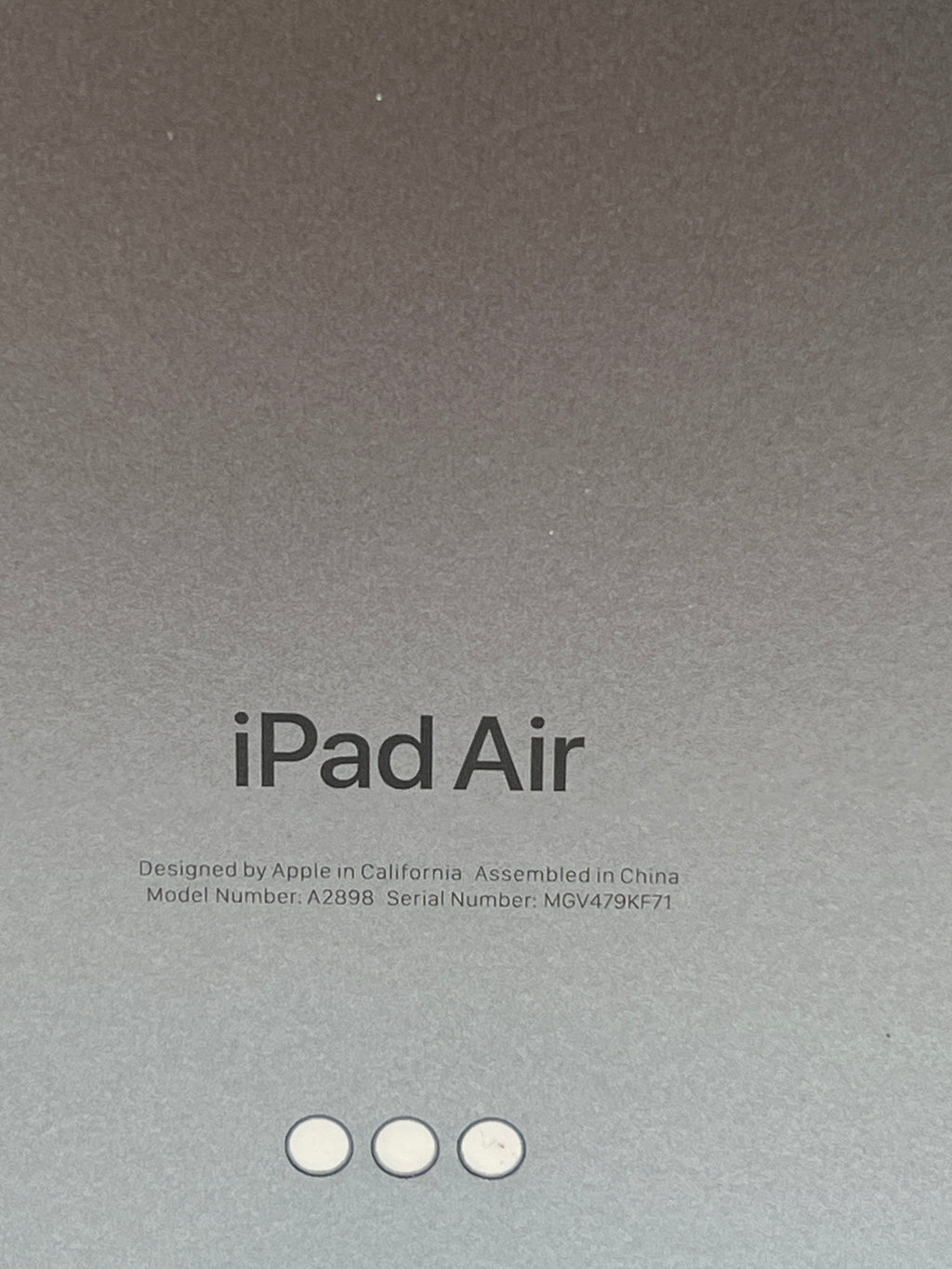 Apple iPad Air 13-inch (M2) A2898 128 GB, Wi-Fi, 13 in - Space Gray