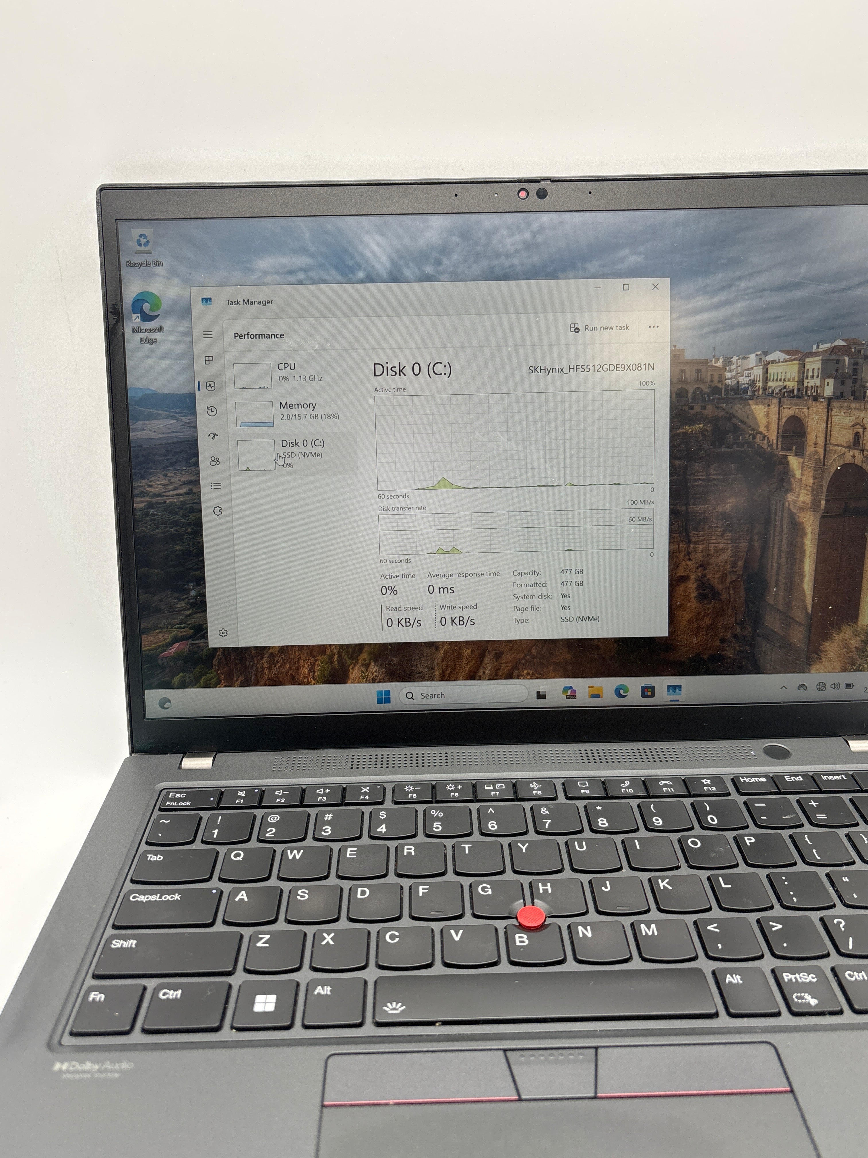 Lenovo ThinkPad T14 Gen 3 i7-1260P 16GB RAM 512GB SSD - Remotely Managed