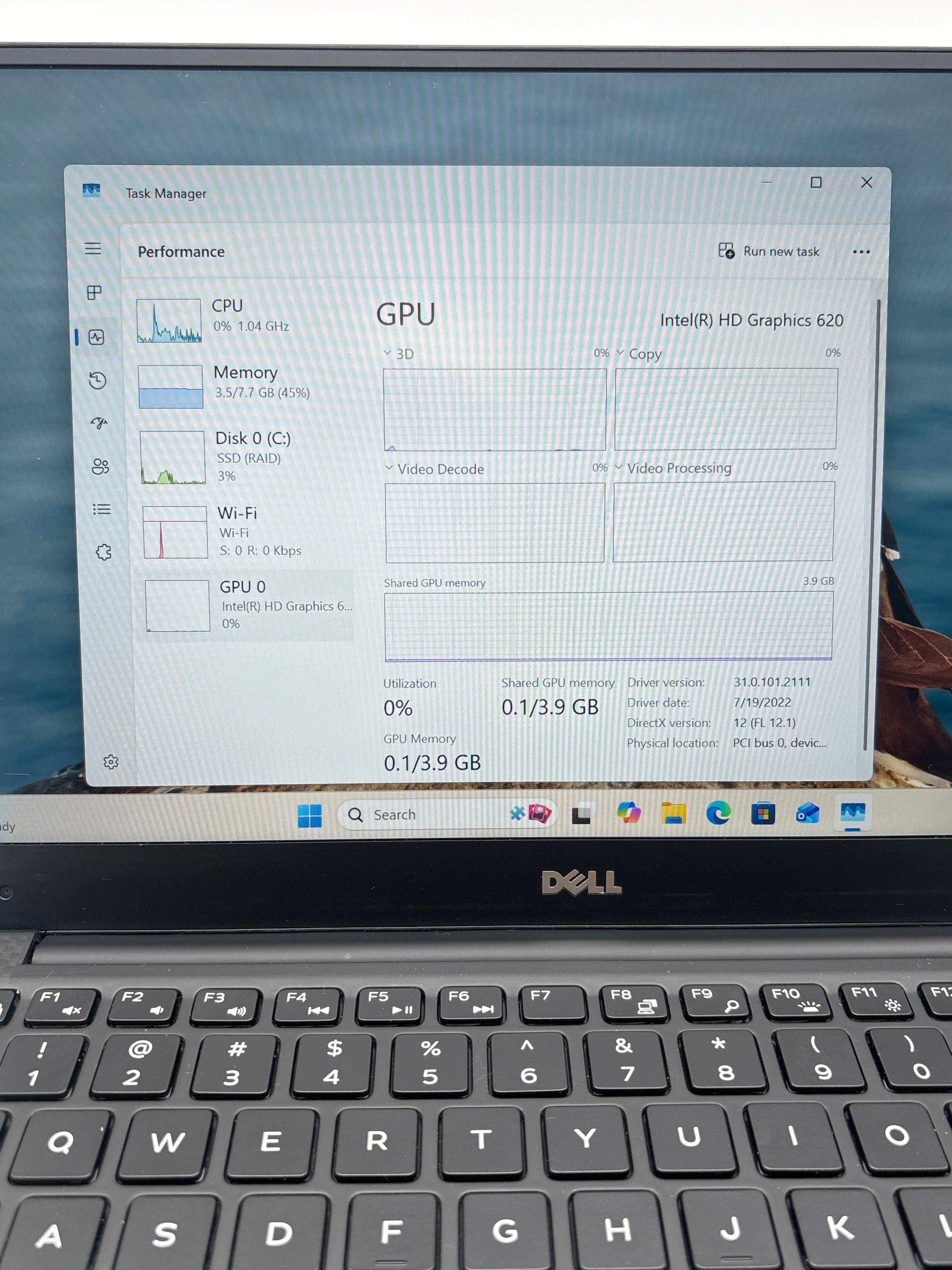 Dell XPS 13 9360 i7 8GB RAM 256GB SSD - For Parts (Read DESC)