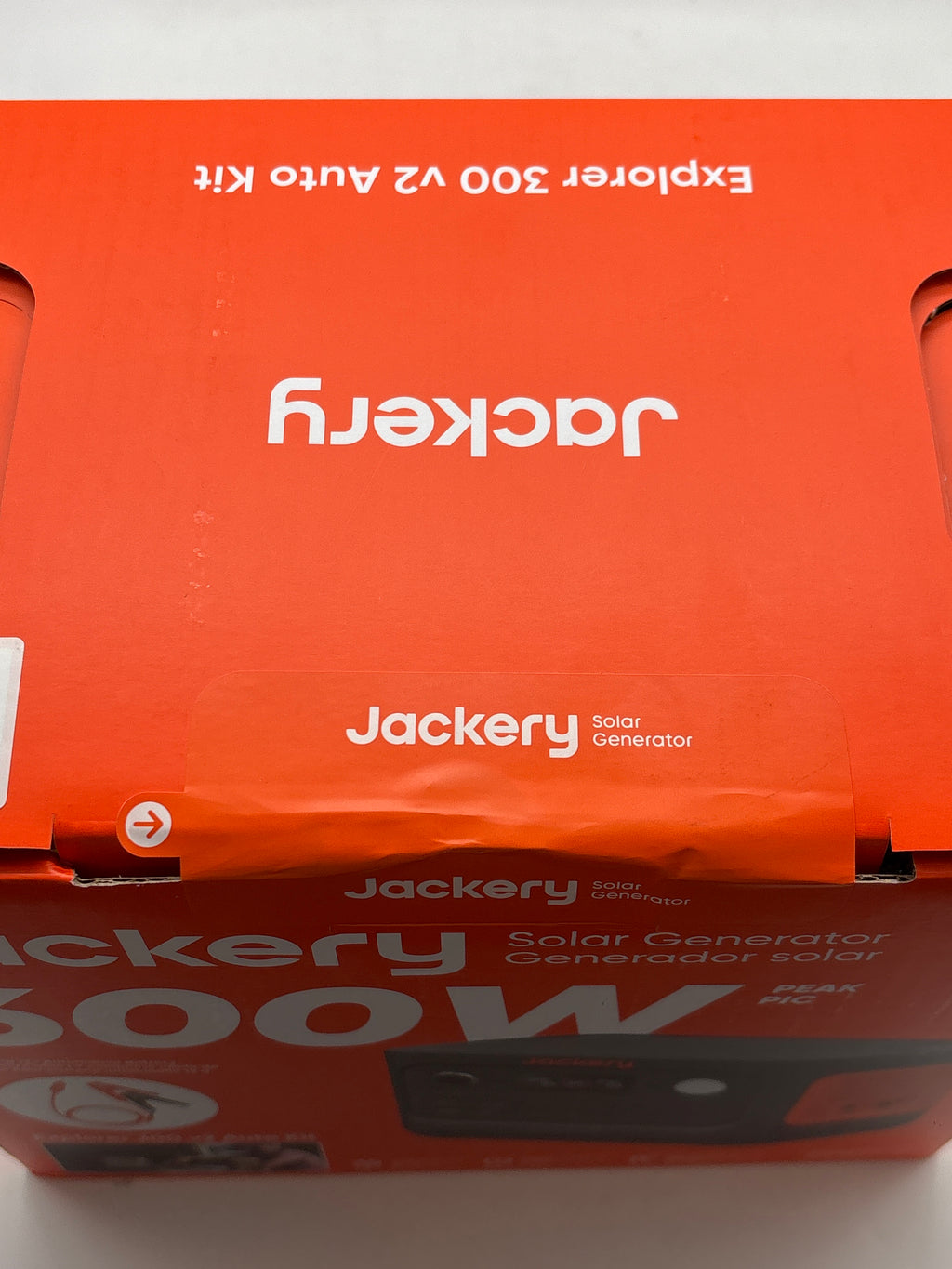 Jackery Explorer 300 v2 Auto Kit Portable Solar Generator 600W Black - New