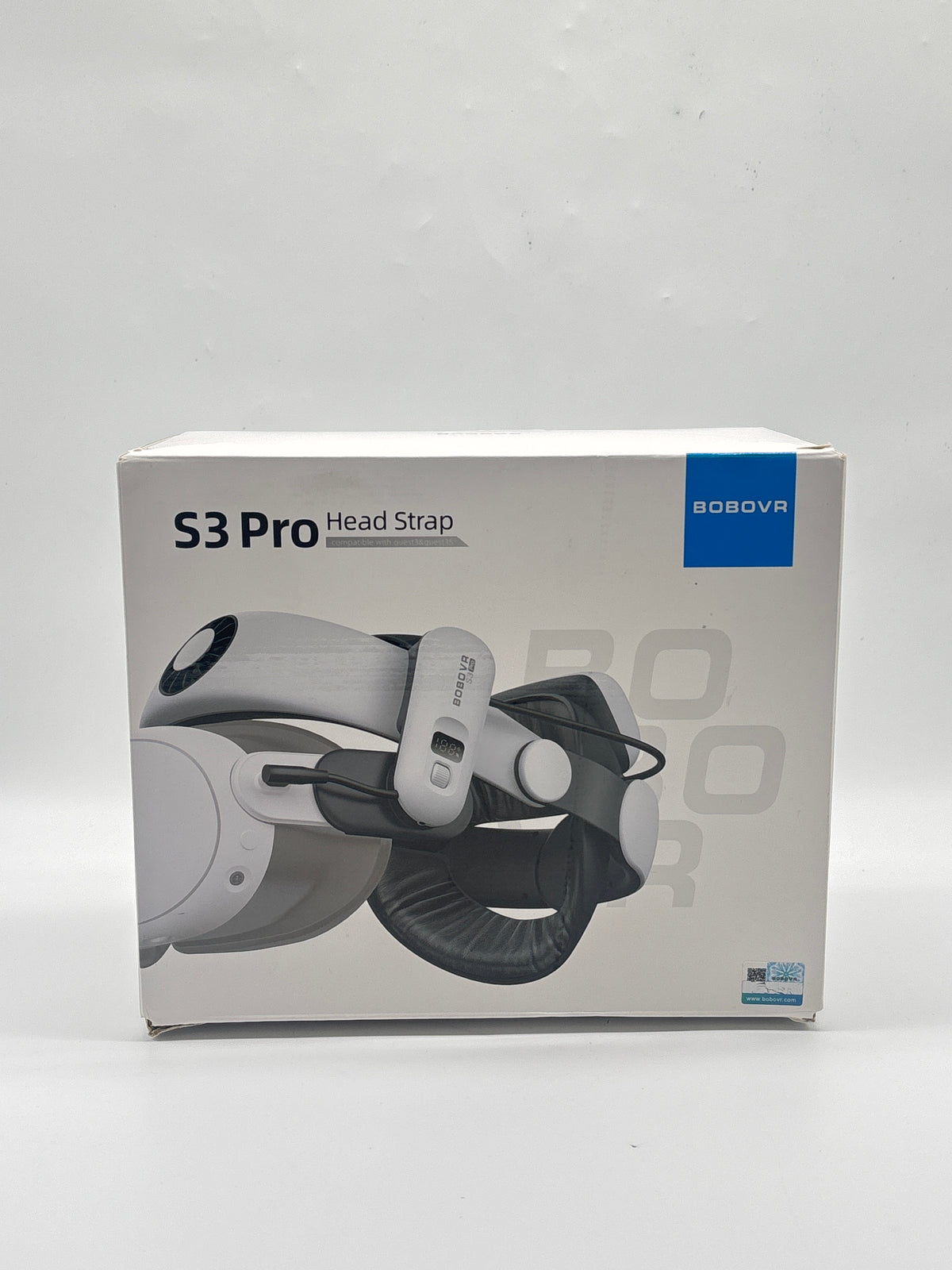Meta Quest 3S P97 128GB VR Headset with BOBOVR S3 Pro Strap - Used