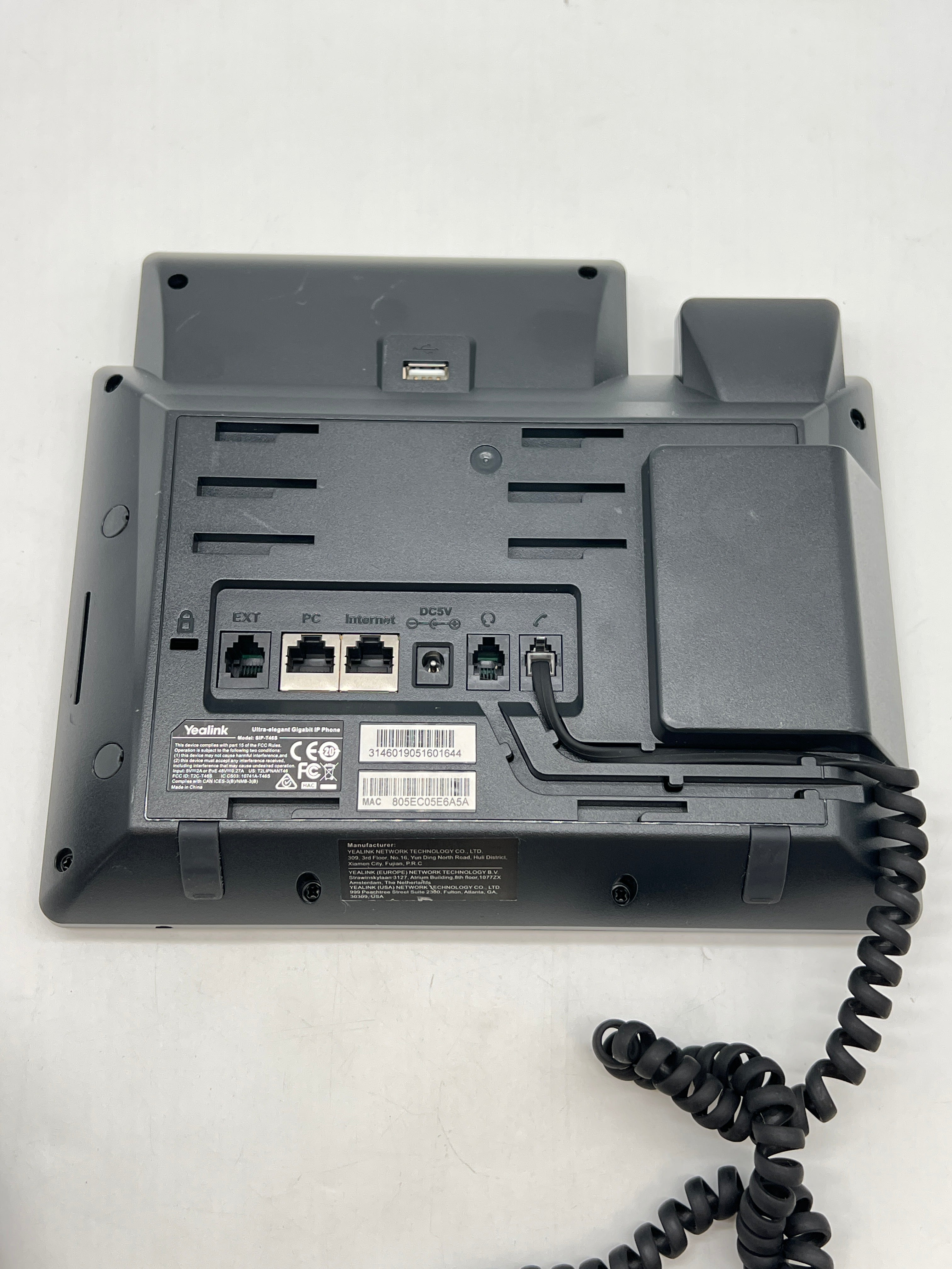 Yealink SIP-T46S VoIP IP Business Phone - Cracked Screen