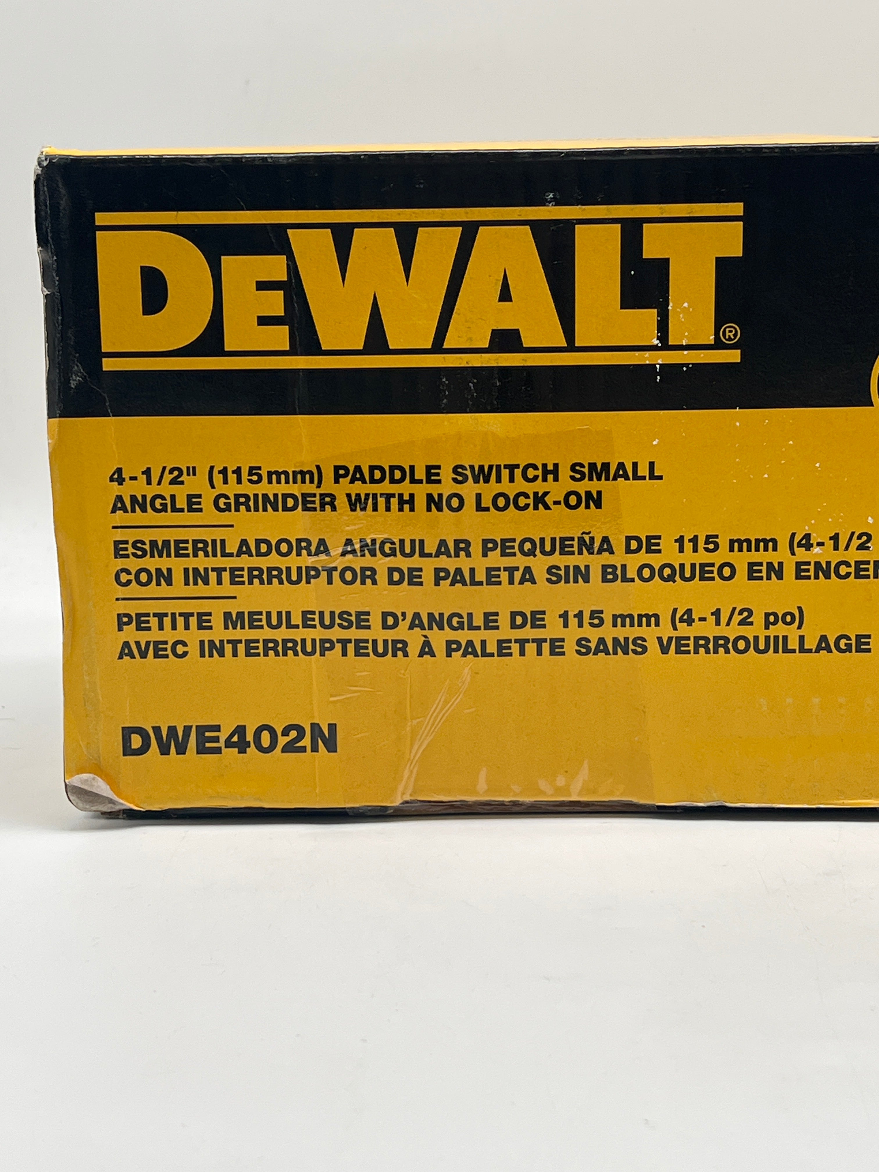DEWALT DWE402N 4 1/2 in Angle Grinder 1400W - New In Box