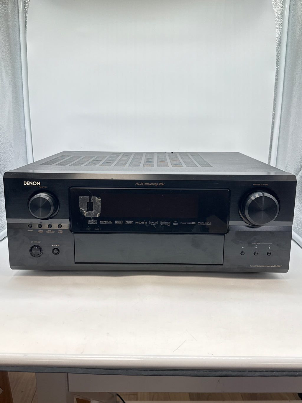 Denon AVR-2807 AL24 7.1 A/V Receiver Black - Used Tested