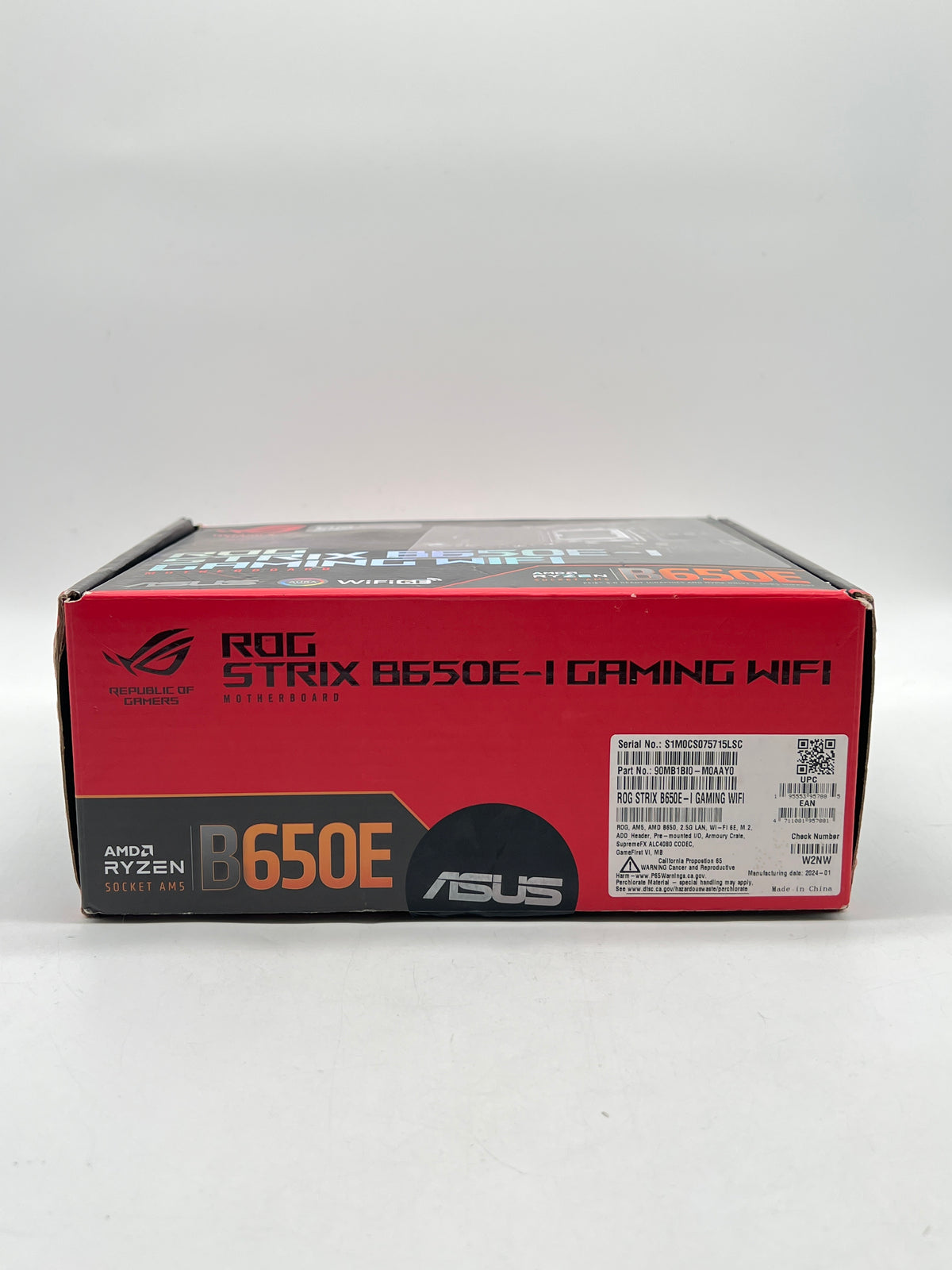 Asus ROG Strix B650E-I Motherboard AM5 Mini-ITX WiFi Black - Used