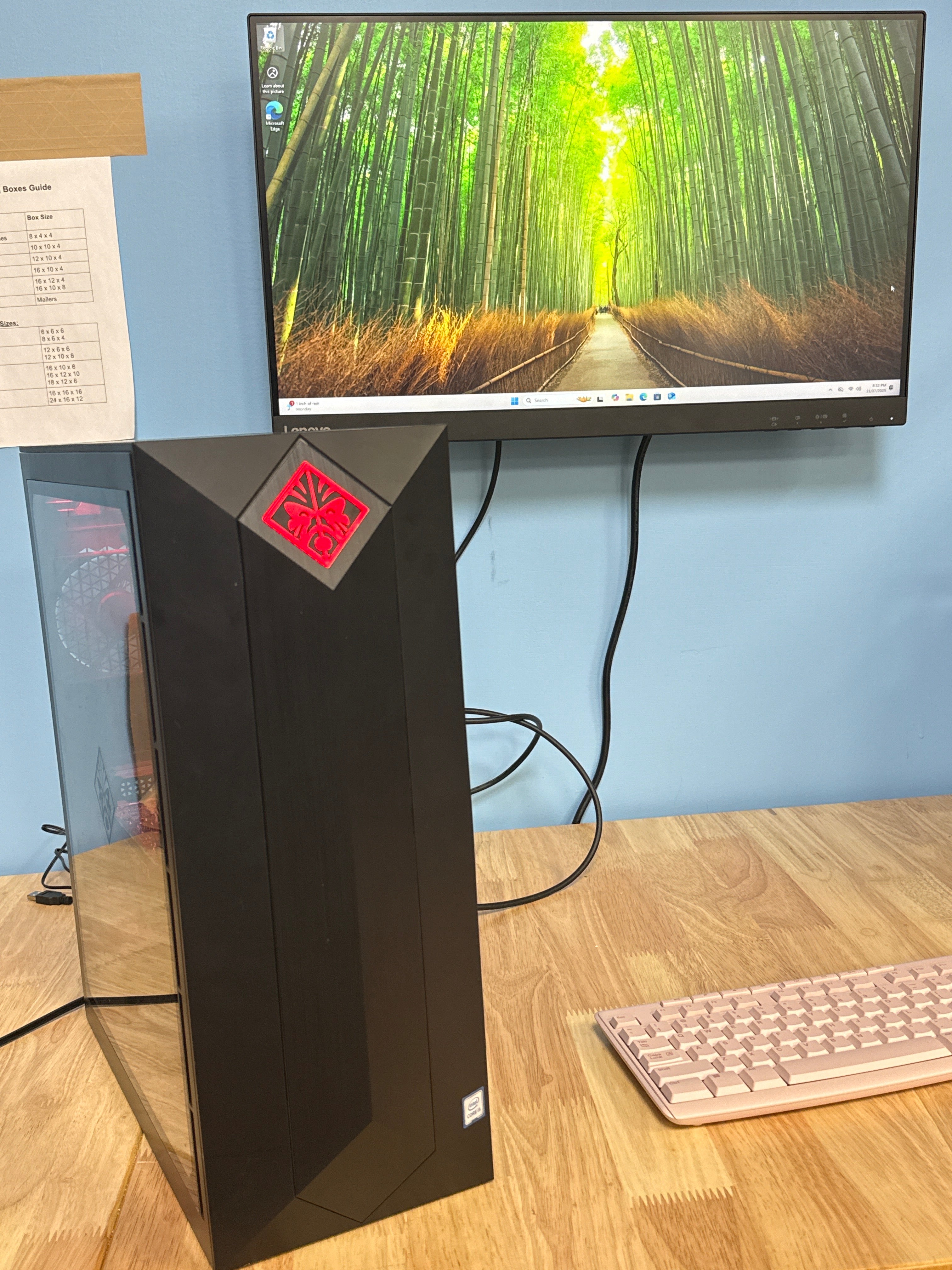 HP Omen 25L Desktop i5 9400F 16GB RAM GTX 1660 TI 2TB SSD Gaming Computer