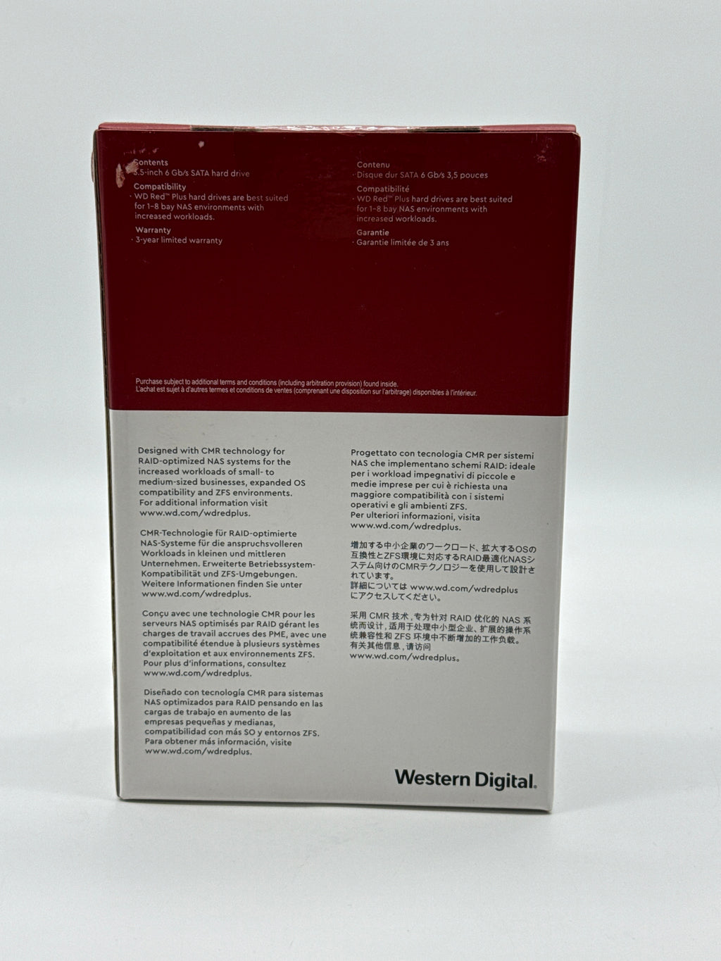 WD Red Plus WD40EFPX 4TB 3.5" Internal Hard Disk Drive