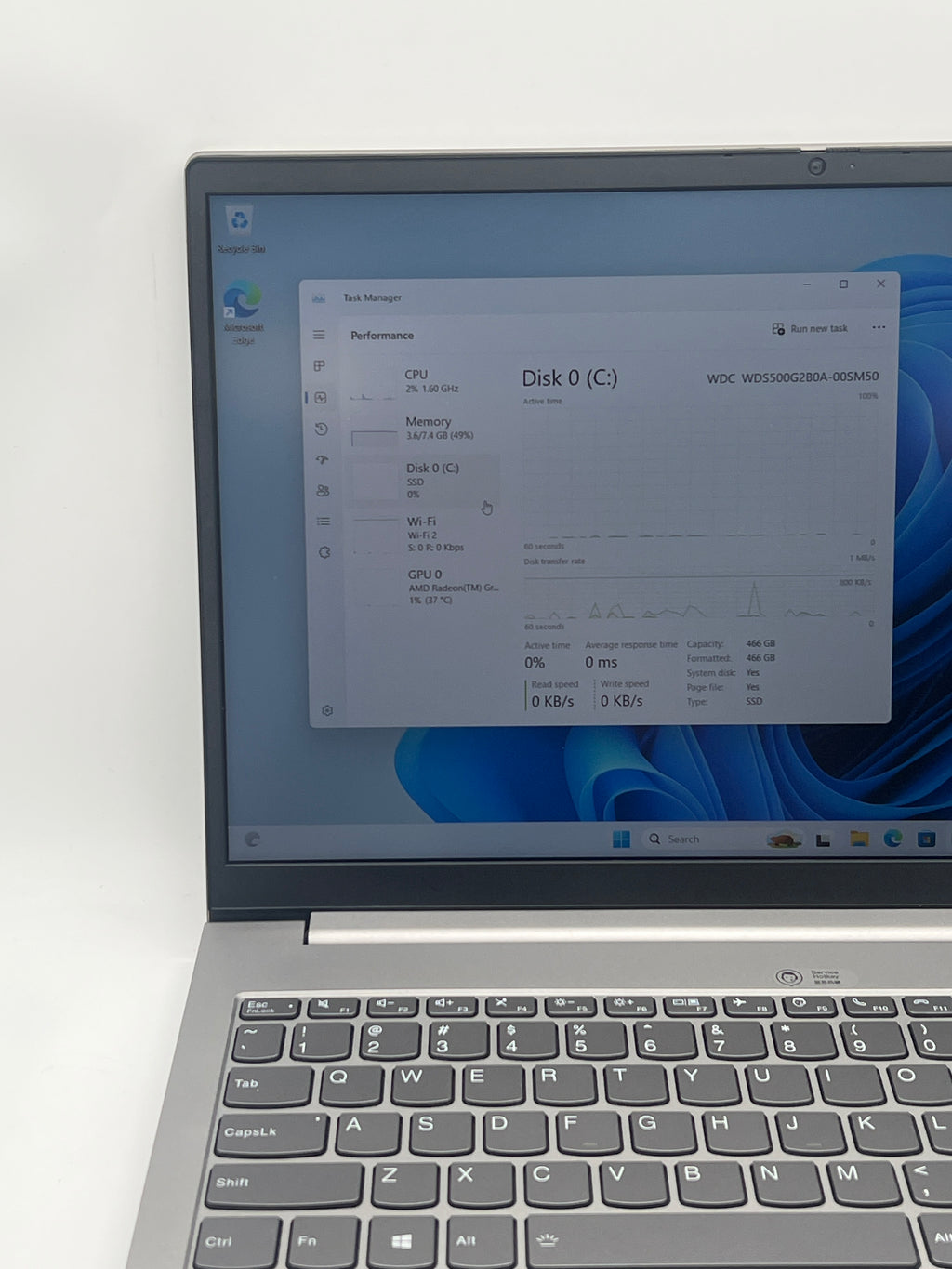 Lenovo ThinkBook 15 G2 ARE AMD Ryzen 5 4500U 8GB RAM 512GB SSD - For Parts (Read)