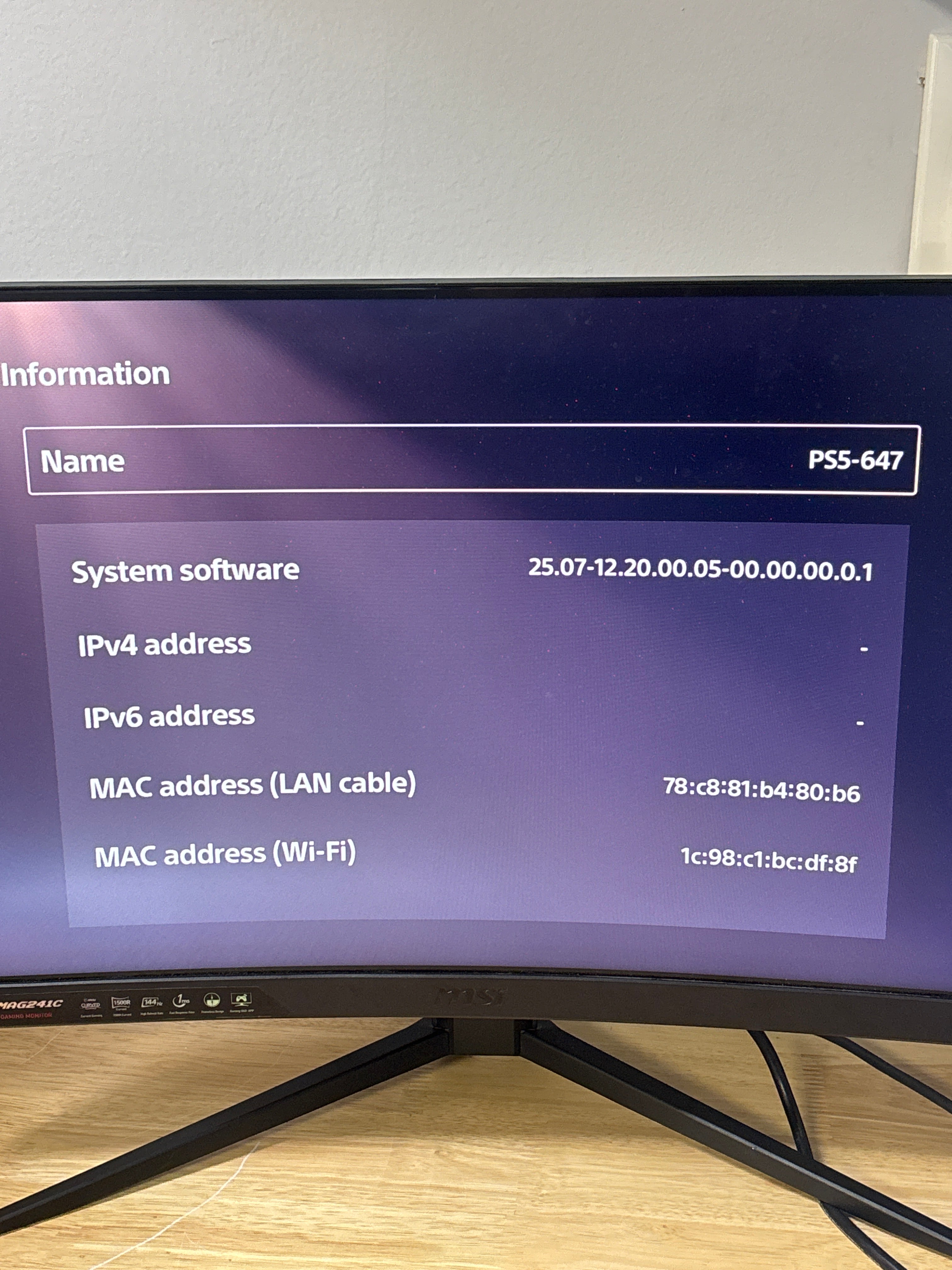 Sony PlayStation 5 Disc Edition CFI-1015A 825GB White Console Only - For Parts (Read DESC)