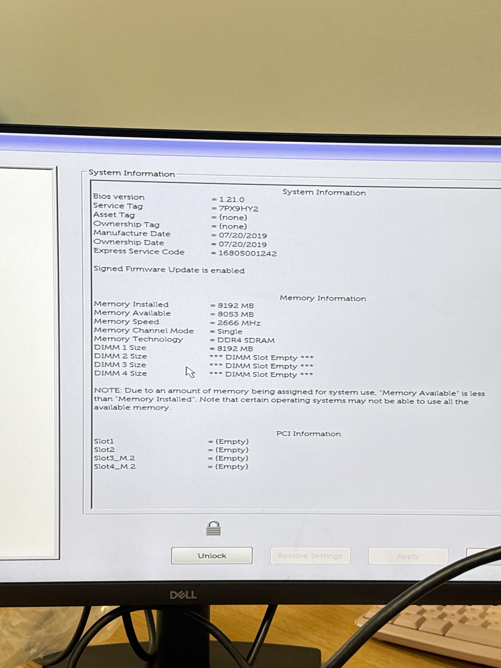 Dell OptiPlex 7060 SFF i5-8500T 16GB RAM 256GB SSD - READ