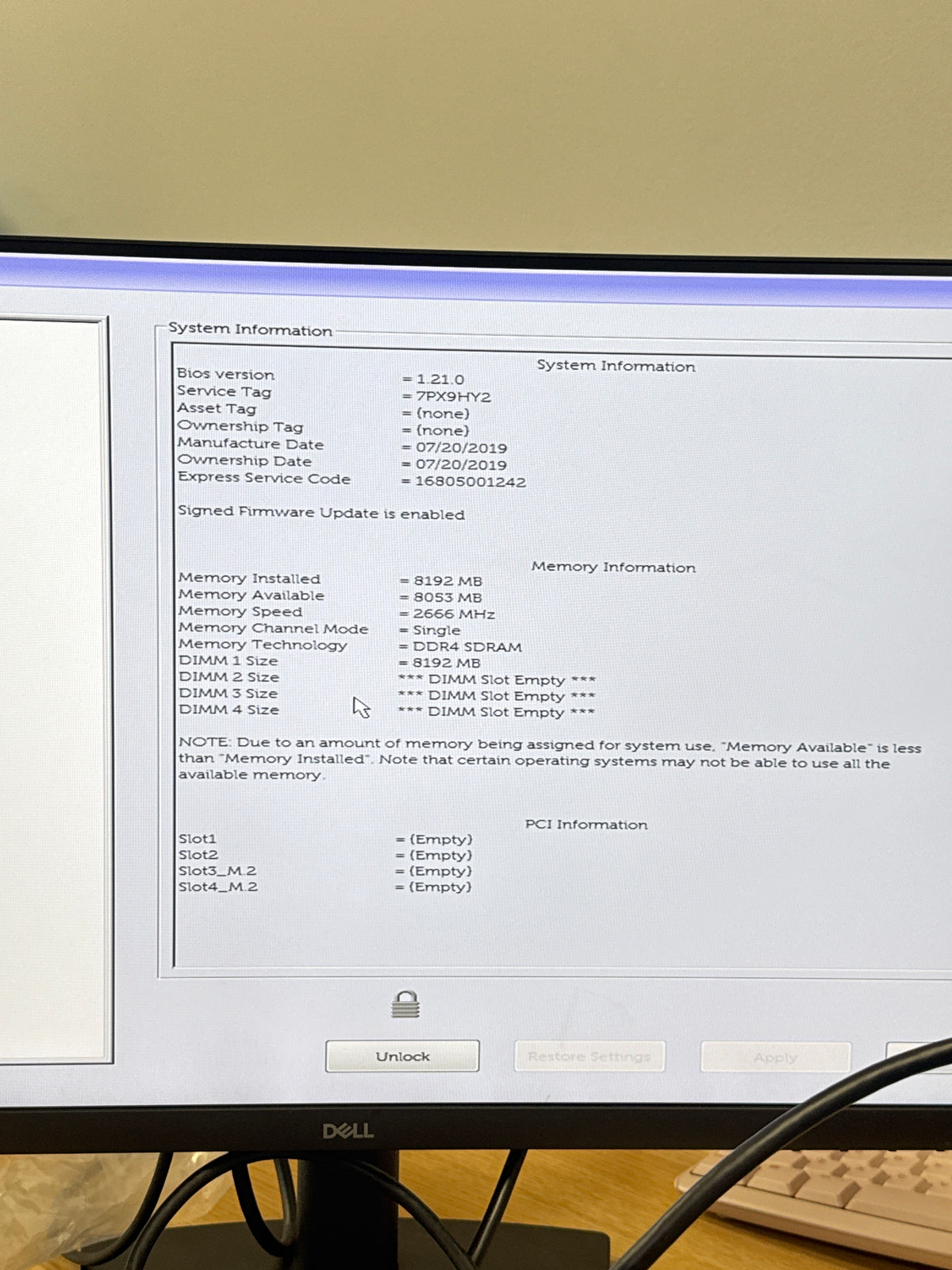 Dell OptiPlex 7060 SFF i5-8500T 16GB RAM 256GB SSD - READ