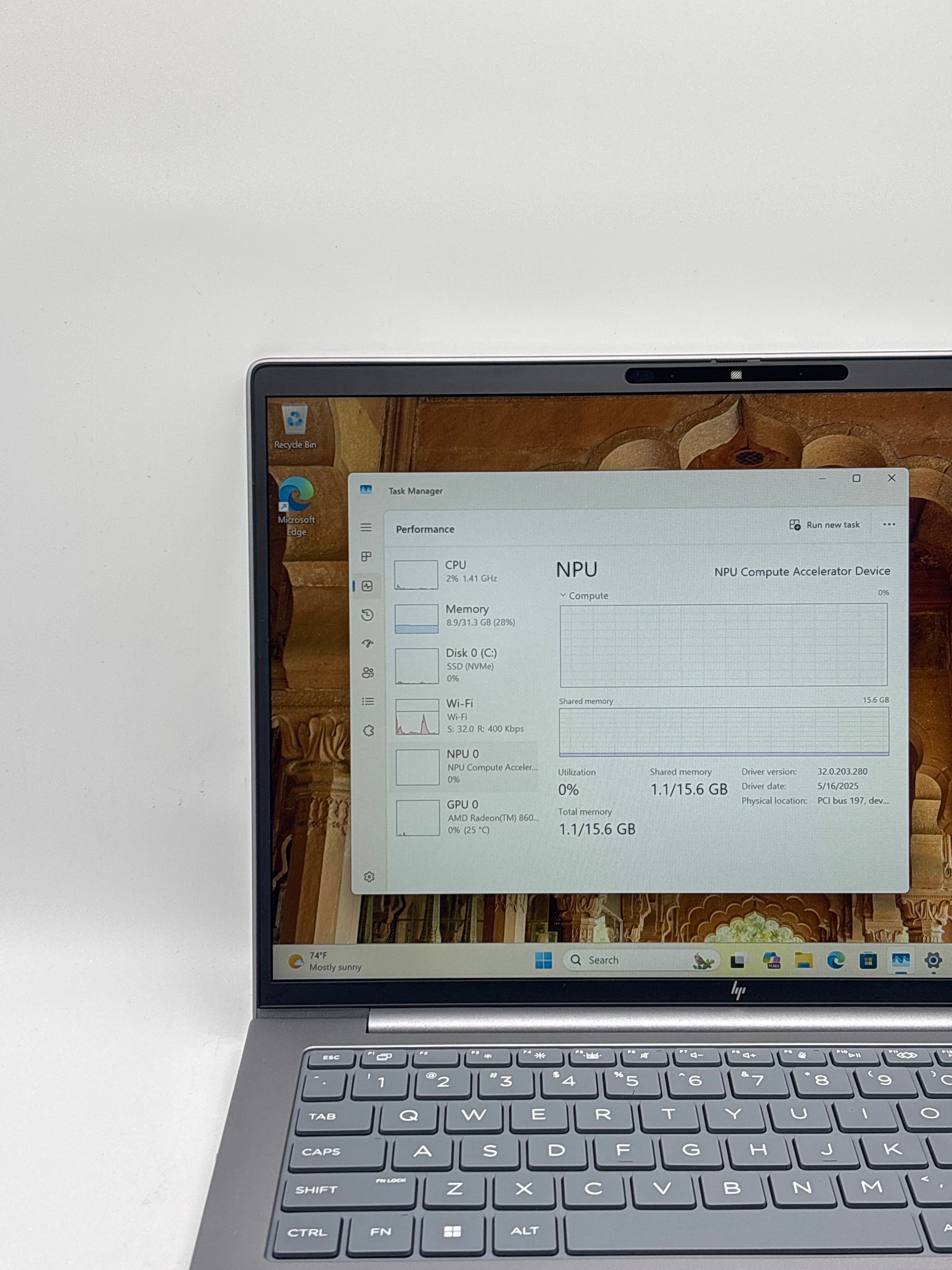 HP ZBook 8 G1AK 14 Ryzen AI 7 PRO 350 32GB RAM 256GB SSD