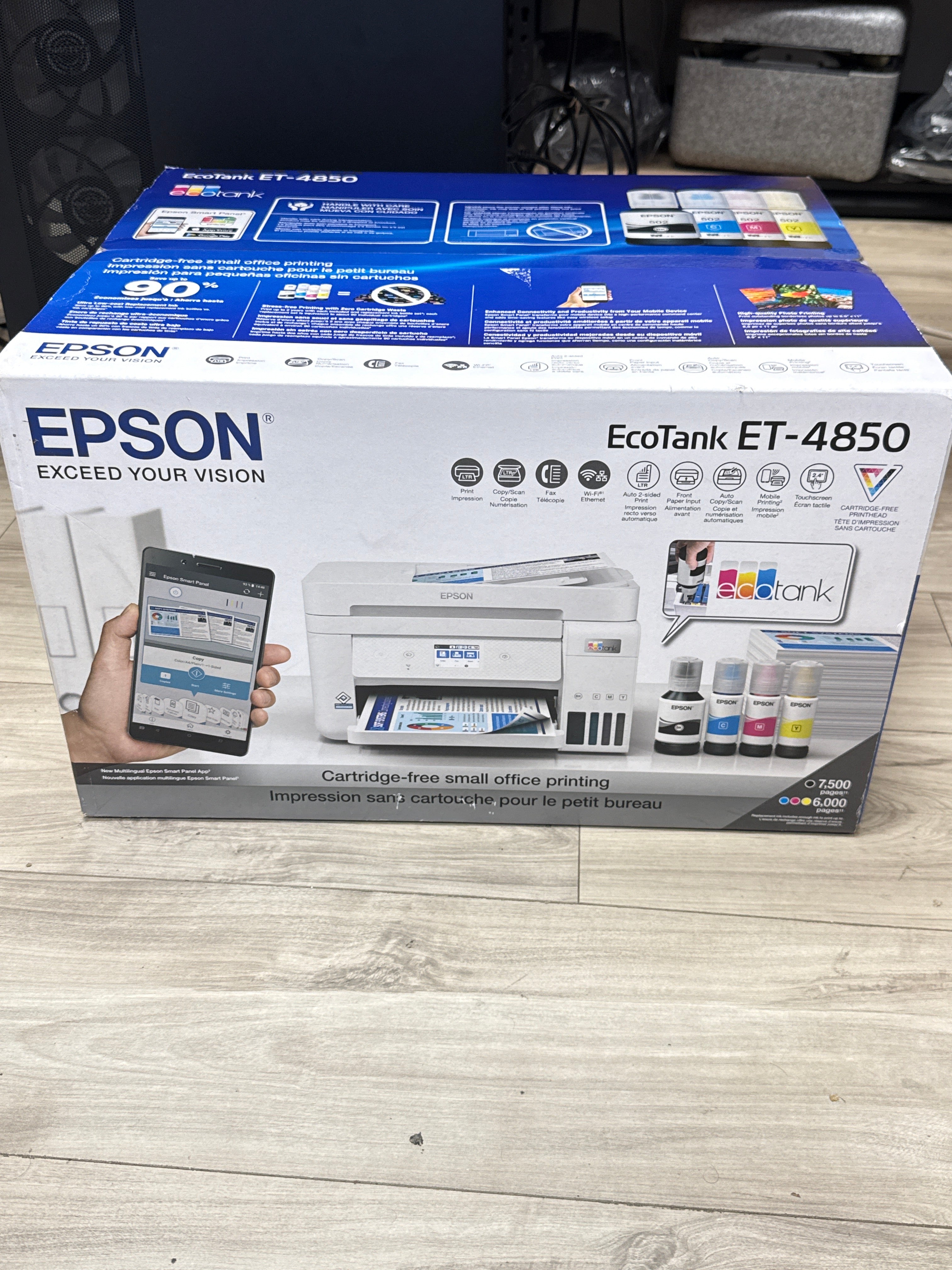 Epson EcoTank ET-4850 All-In-One Inkjet Printer - New In Box