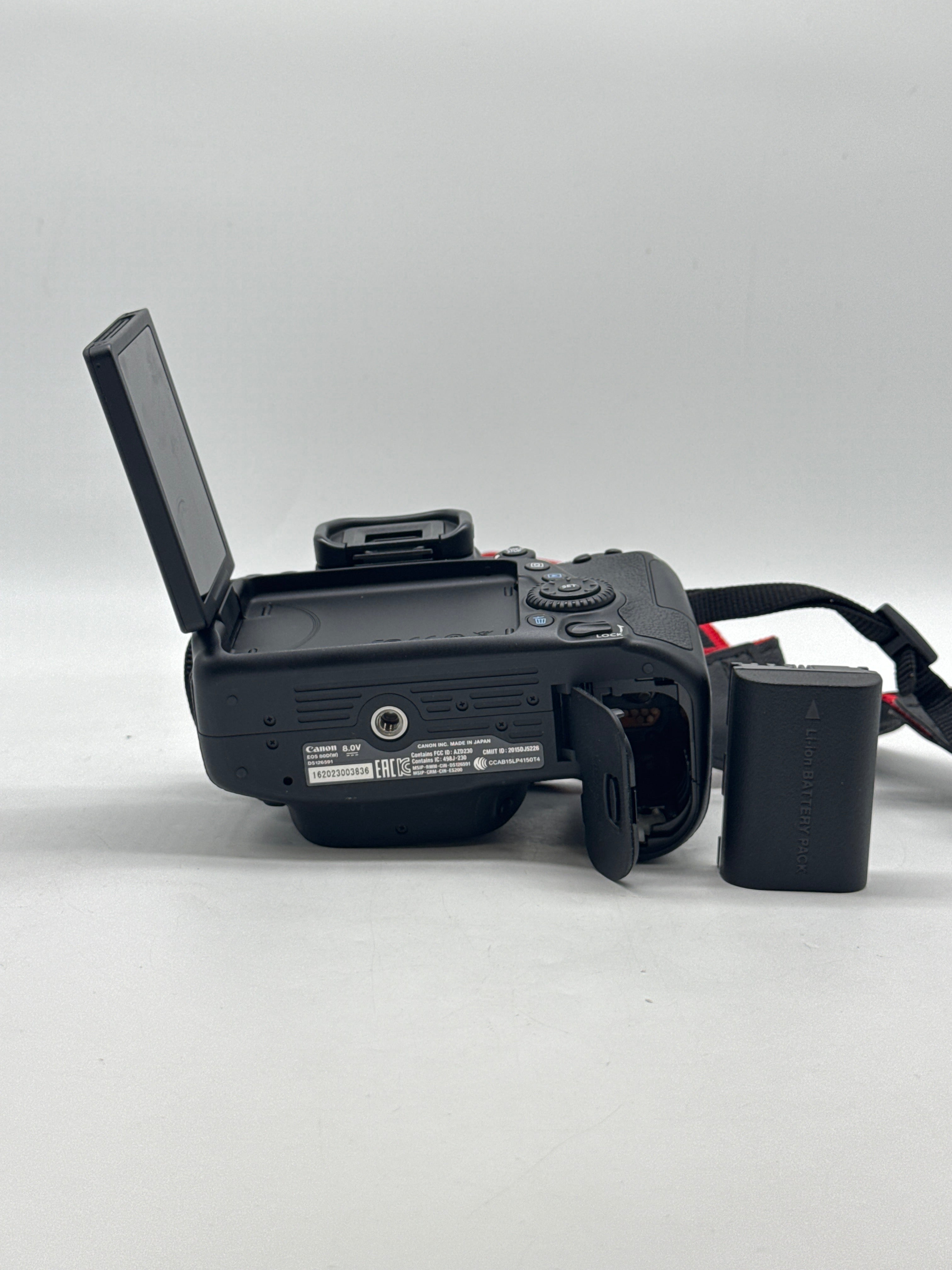 Canon EOS 80D 24.2MP DSLR Body Only Black - Used