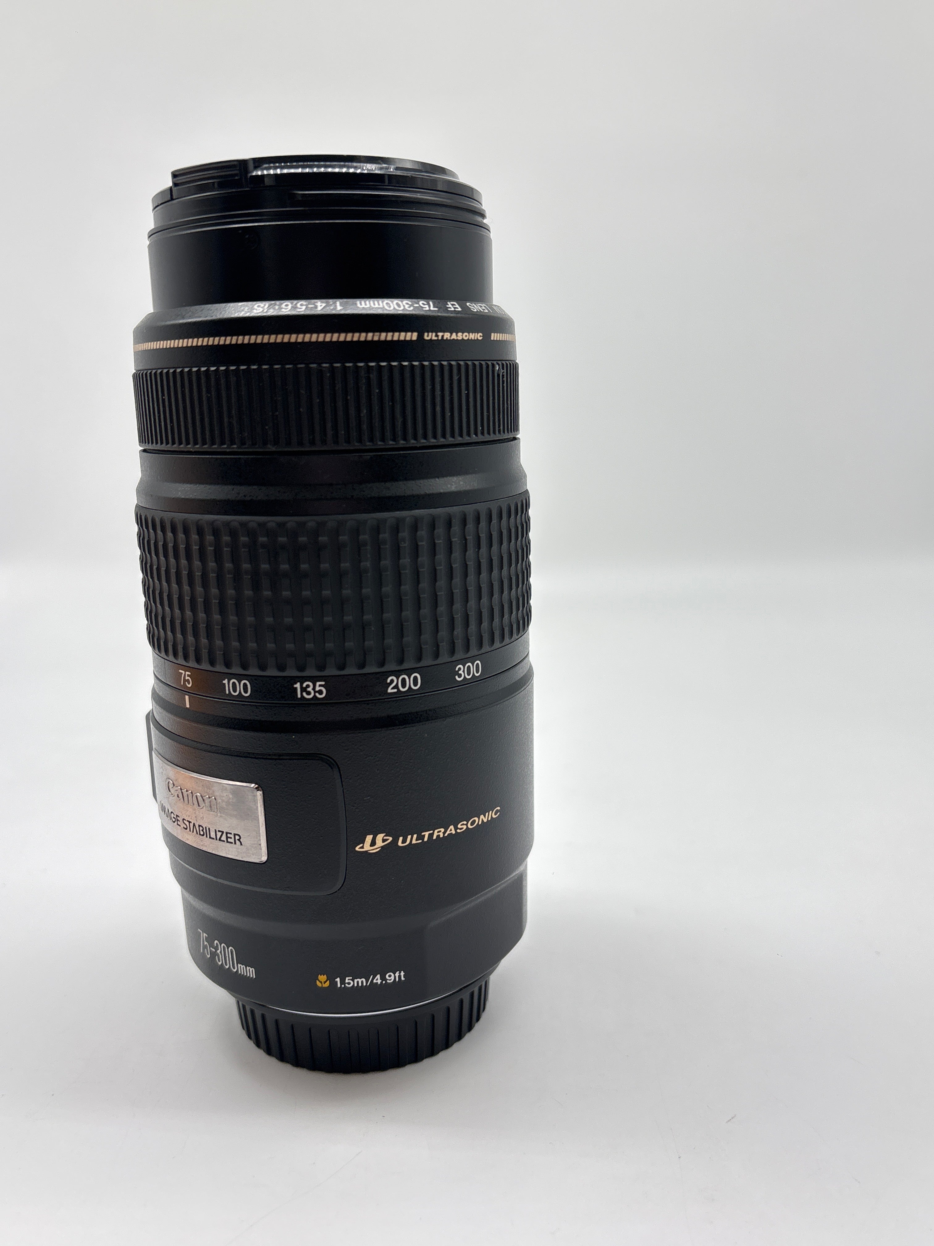 Canon EF 75-300mm  f/4-5.6 IS USM Image Stabilization Lens - Used