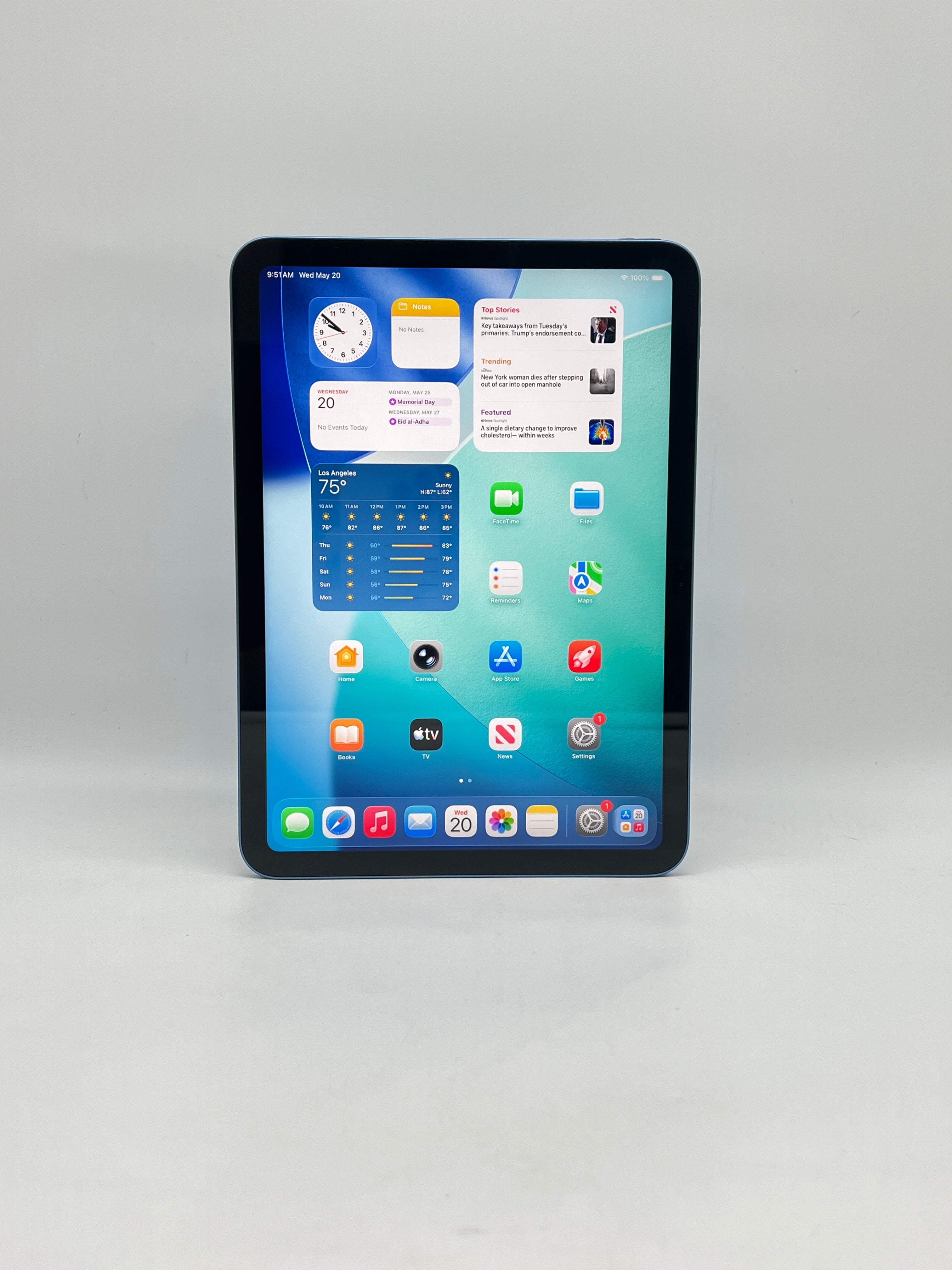 Apple iPad A16 11th Gen 128GB Wi-Fi Blue MD4A4LL/A - Used