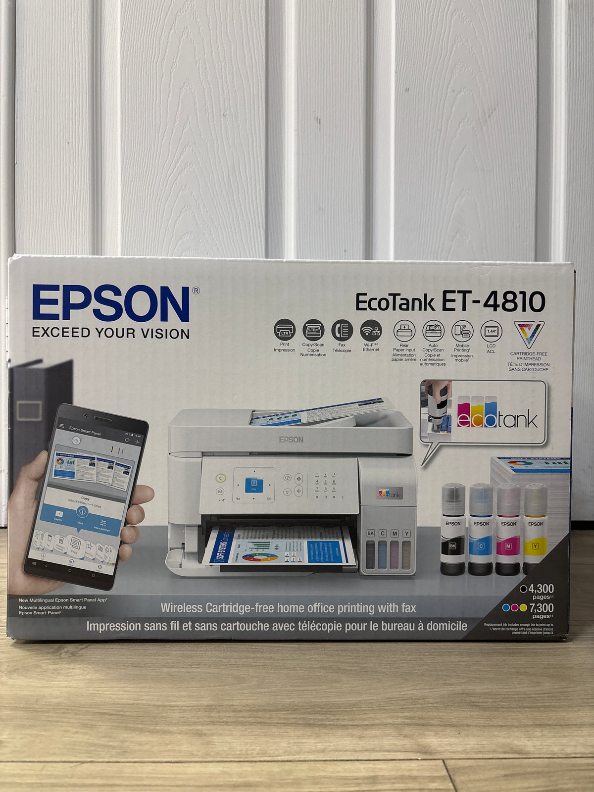 Epson EcoTank ET-4810 Inkjet All-in-One Printer White - New