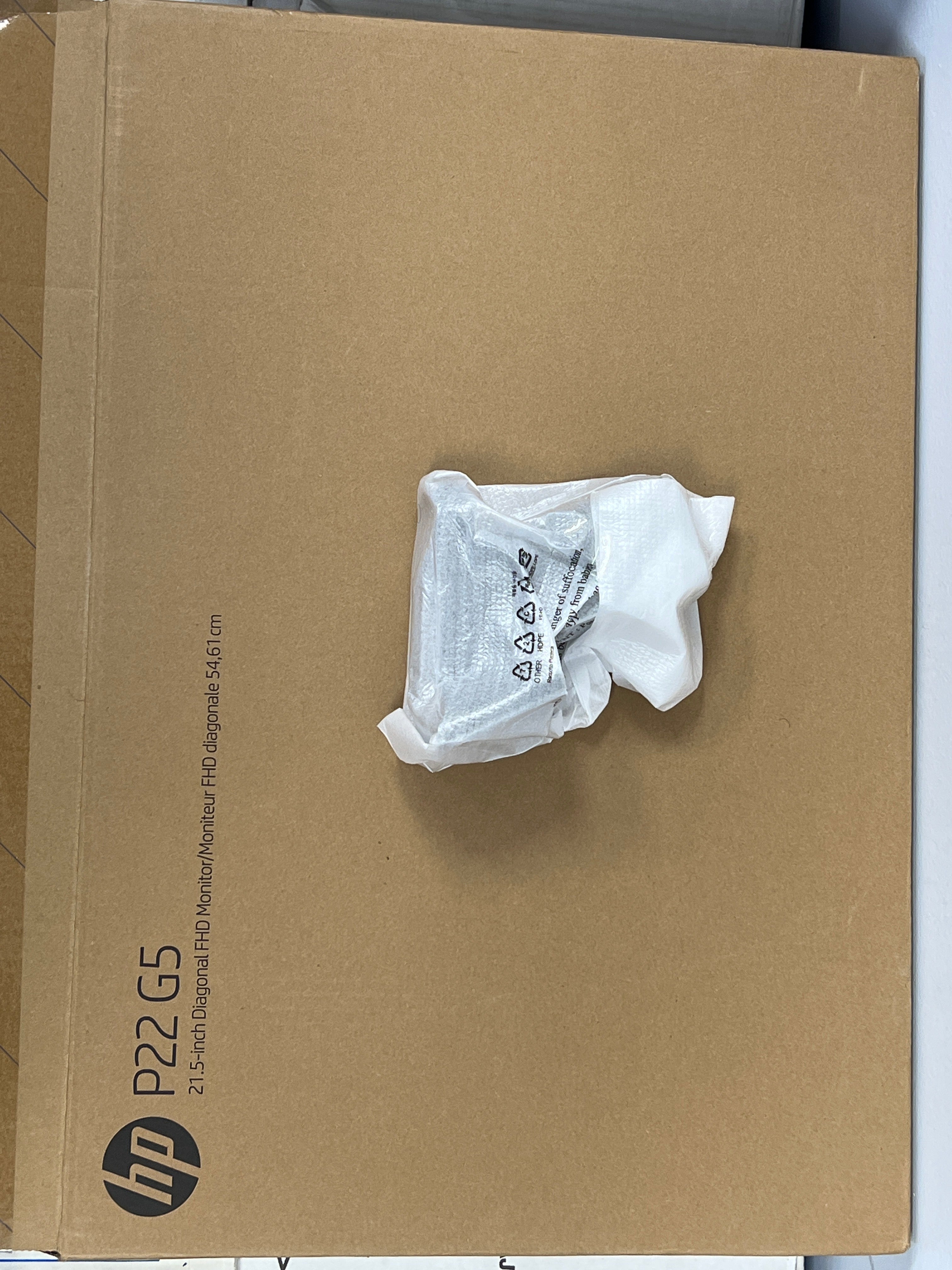 HP P22 G5 21.5" FHD Monitor Black - New
