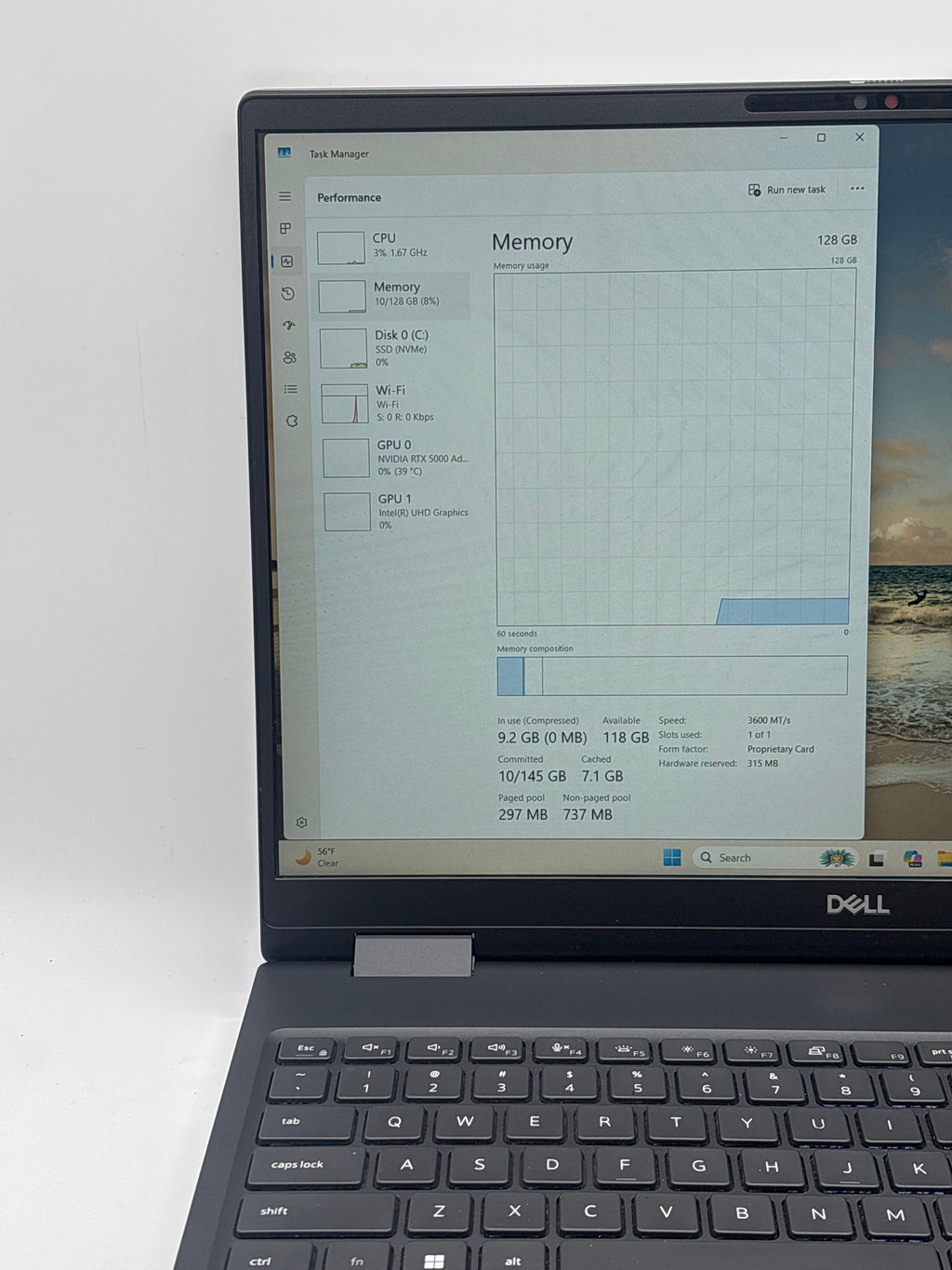 Dell Precision 7680 i9 13950HX 128GB RAM 1TB SSD - Warranty (Jan 2028)