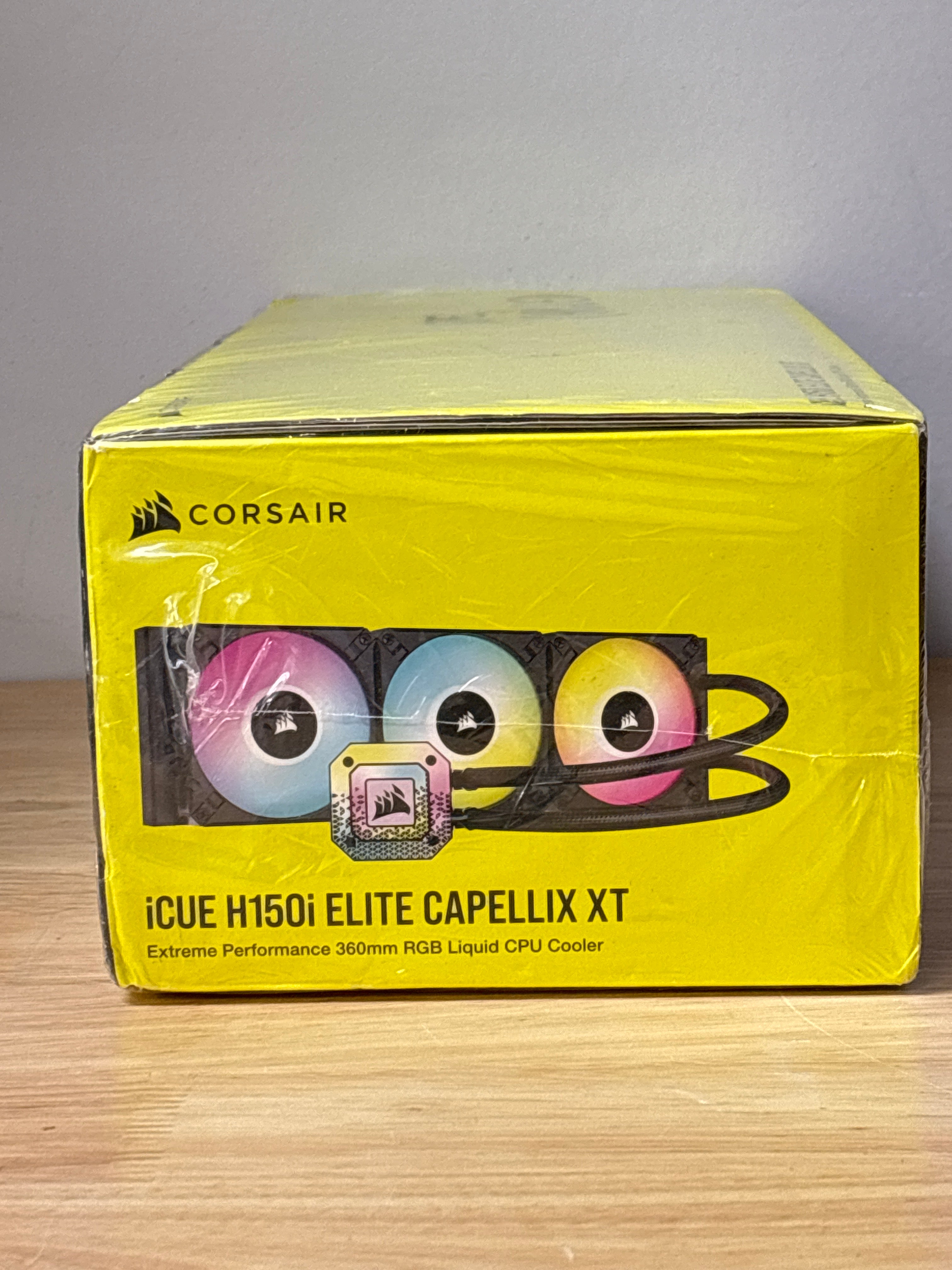 Corsair iCUE H150i Liquid CPU Cooler 120mm Multicolor LED Black - New In Box