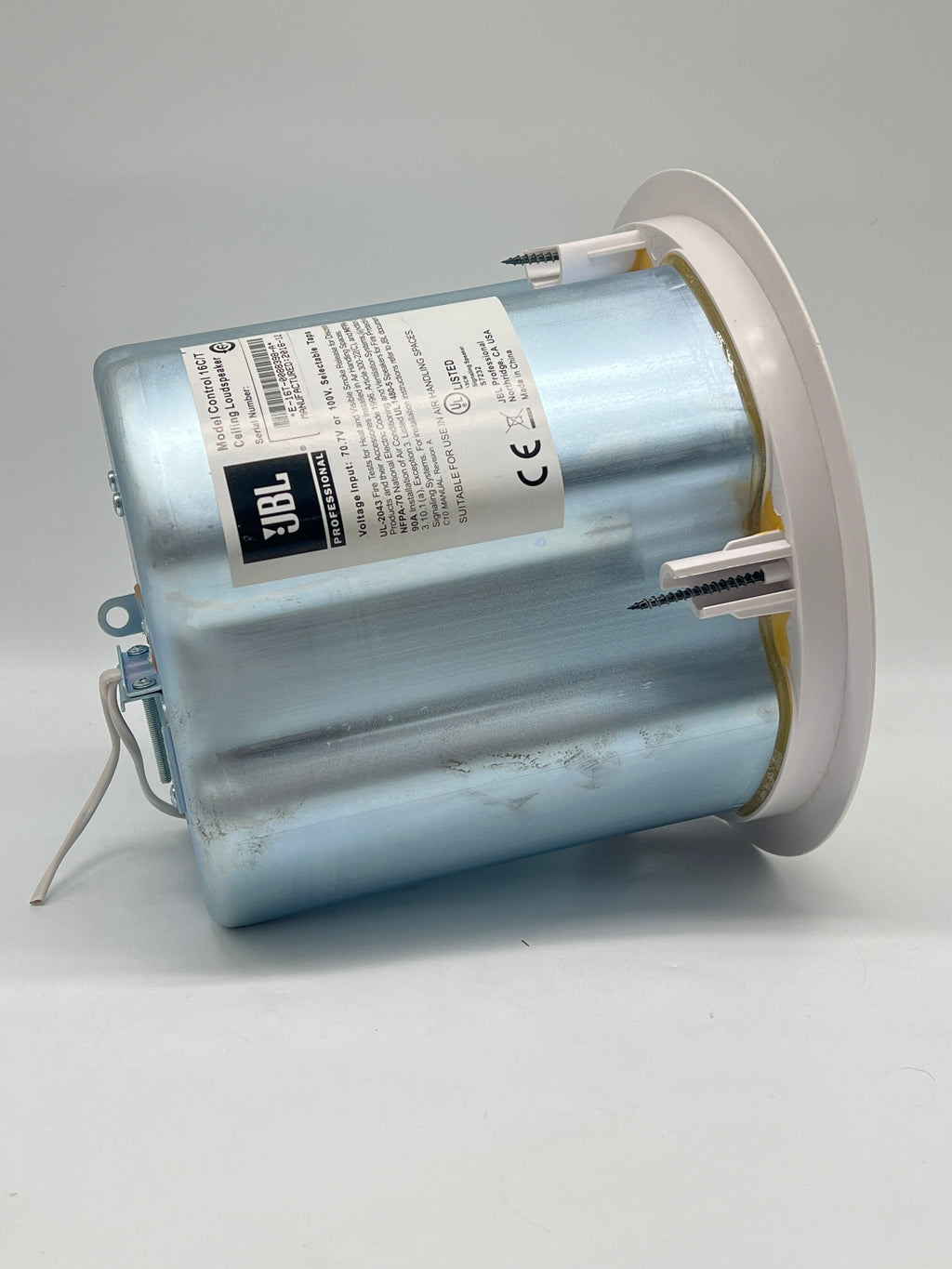 (Lot of 2) JBL Control 16 C/T Ceiling Loudspeaker White - Used