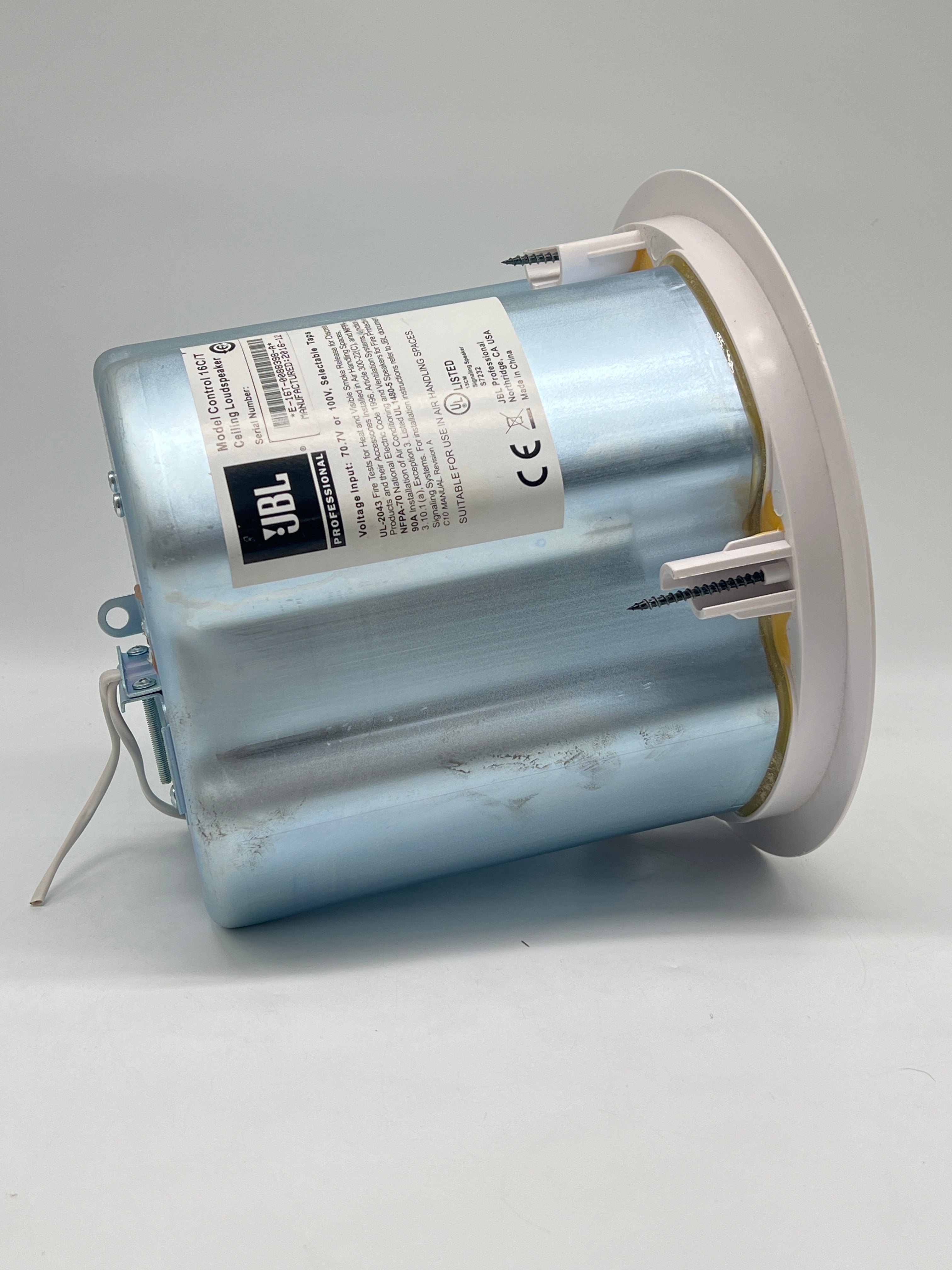 (Lot of 2) JBL Control 16 C/T Ceiling Loudspeaker White - Used