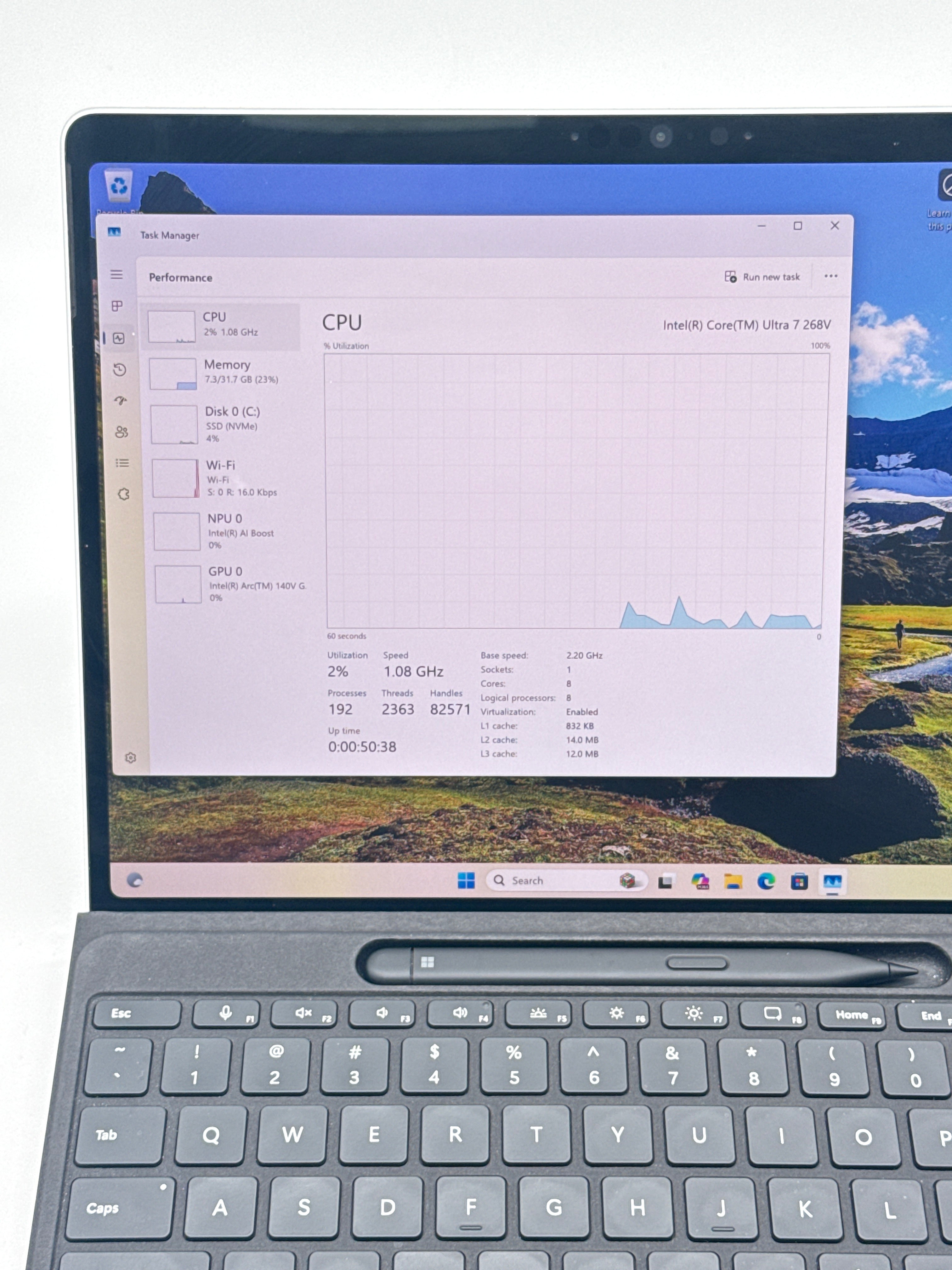 Microsoft Surface Pro 11th Edition Ultra 7 268V 32GB 512GB Intel Arc 140V