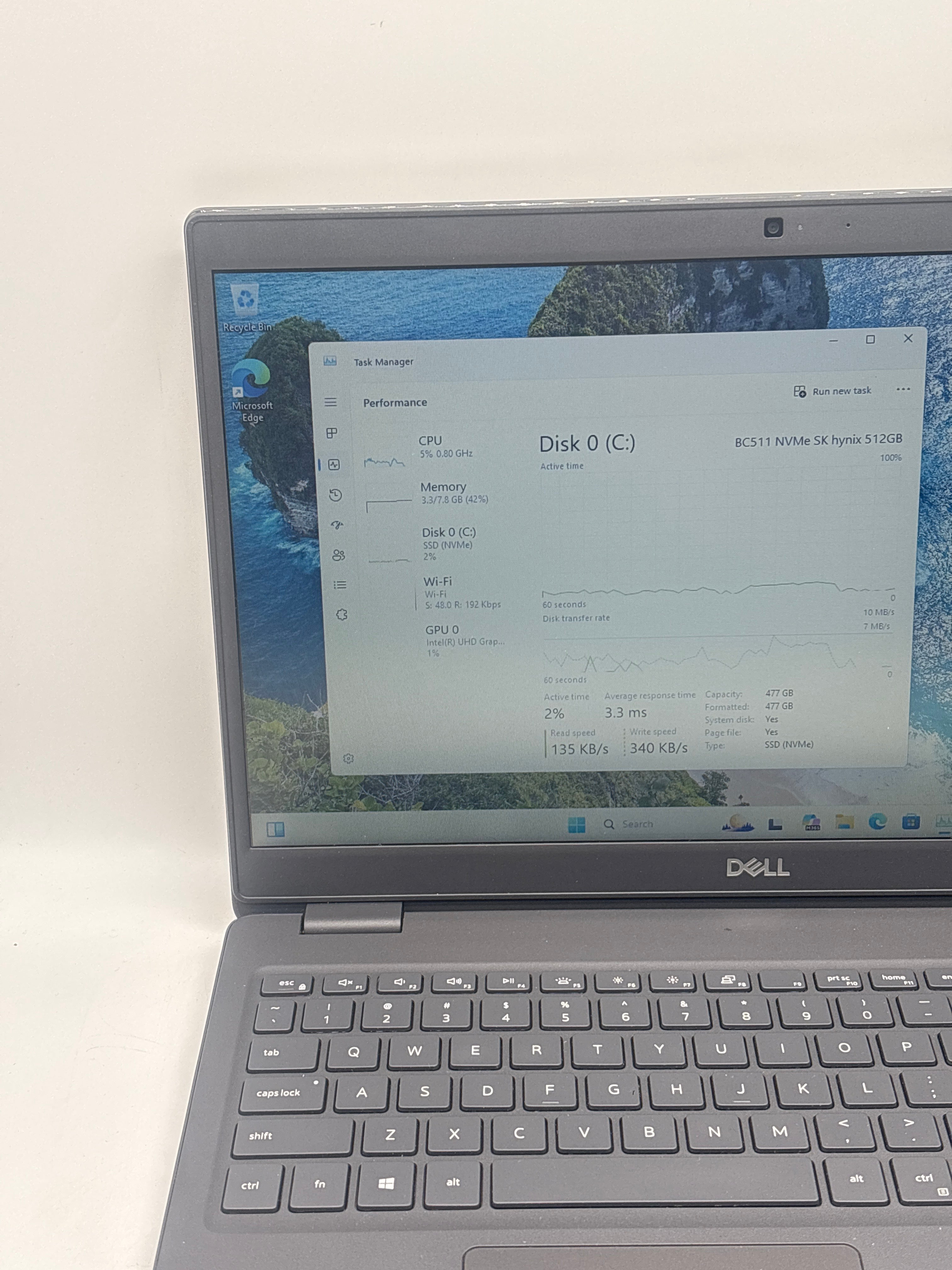 Dell Latitude 3510 15.6" i5-10210U 8GB RAM 512GB SSD - Remotely Managed