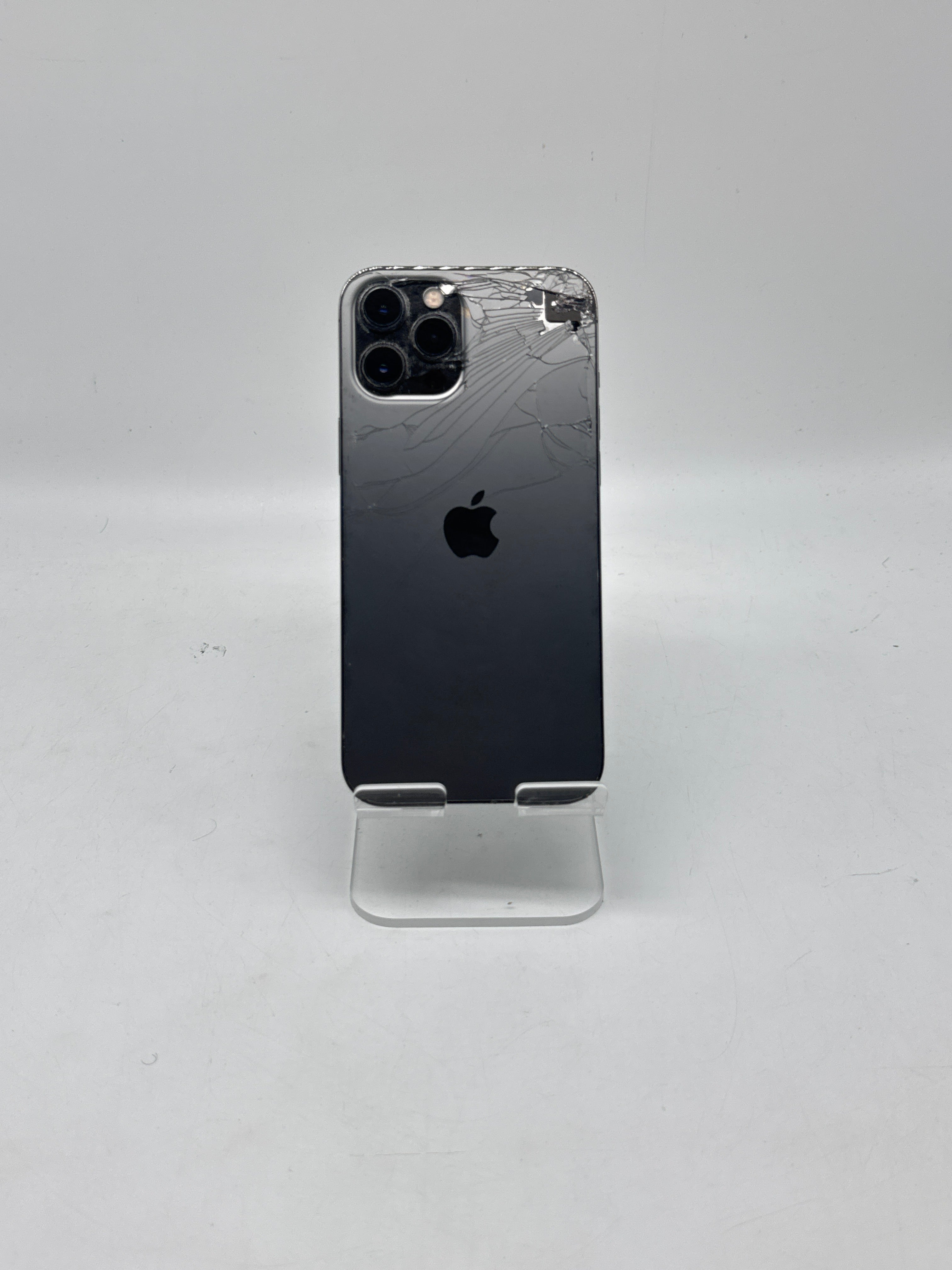 Apple iPhone 12 Pro Max 256GB Factory Unlocked - Cracked Back Bad LCD