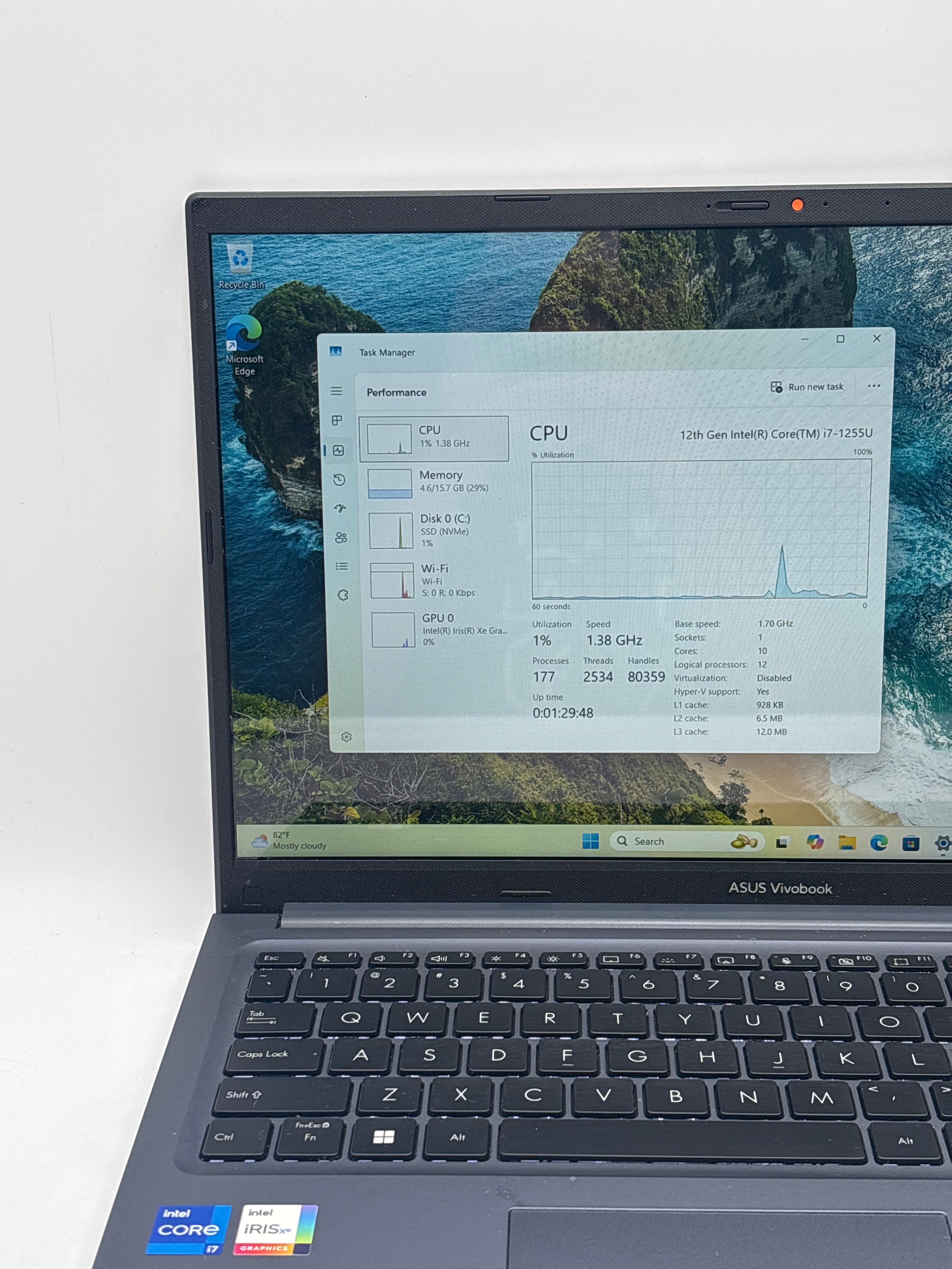 Asus Vivobook F1502Z Touch i7-1255U 16GB RAM 512GB SSD