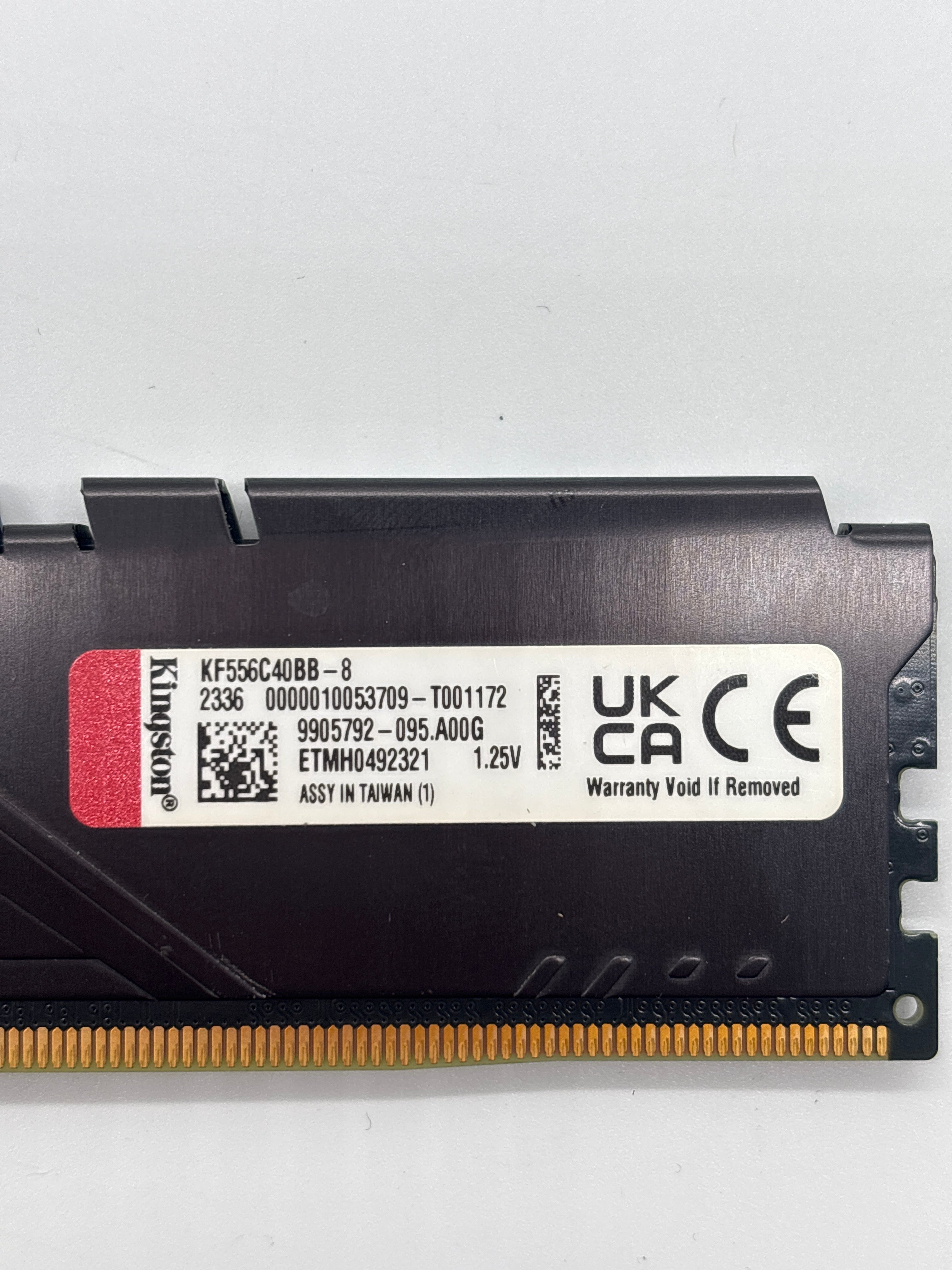 Kingston Fury Beast 8GB (2x8) DDR5 RAM KF556C40BB