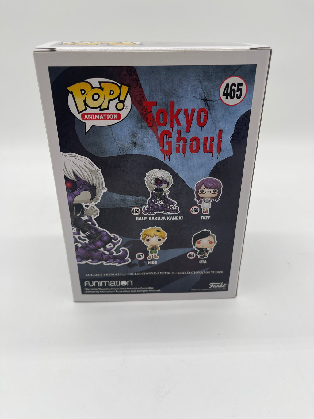 Funko Pop Tokyo Ghoul Half-Kakuja Kaneki Vinyl Figure Purple New Open Box