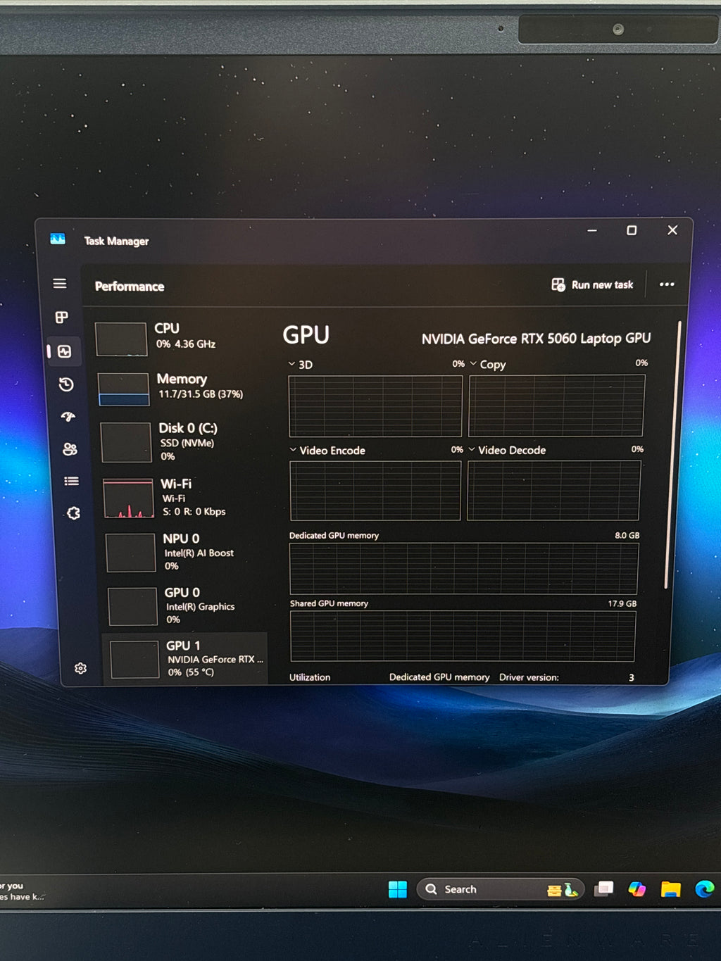 Dell Alienware 16X Aurora AC16251 Core Ultra 9 275HX 32GB RAM 1TB SSD