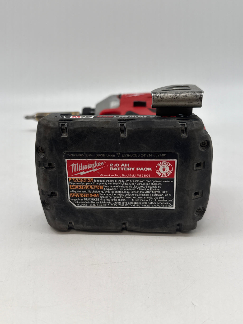 Milwaukee 3650-20 M18 FUEL Brushless 1/4" Impact Driver Kit w/ CP 2.0 Battery