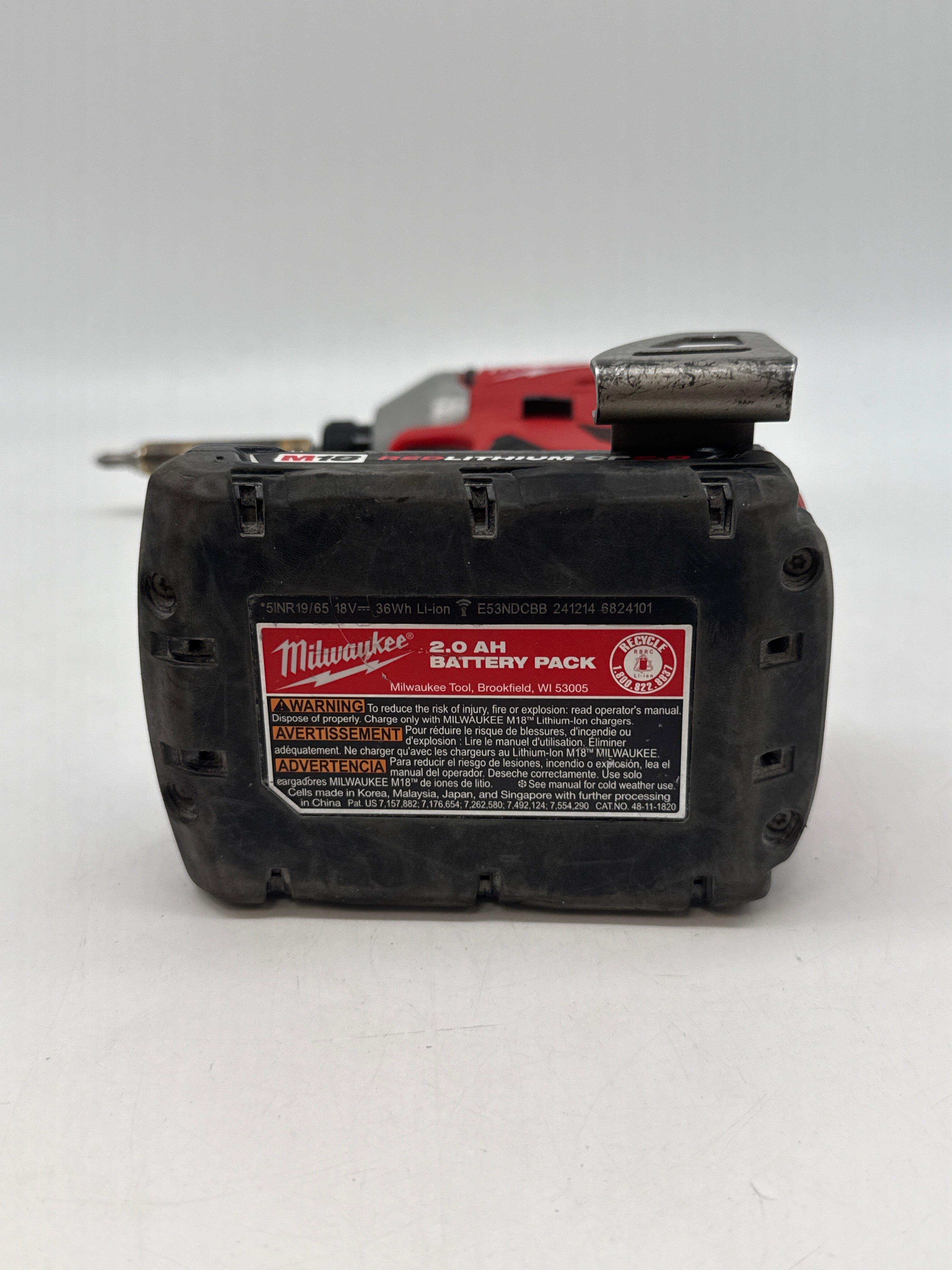 Milwaukee 3650-20 M18 FUEL Brushless 1/4" Impact Driver Kit w/ CP 2.0 Battery