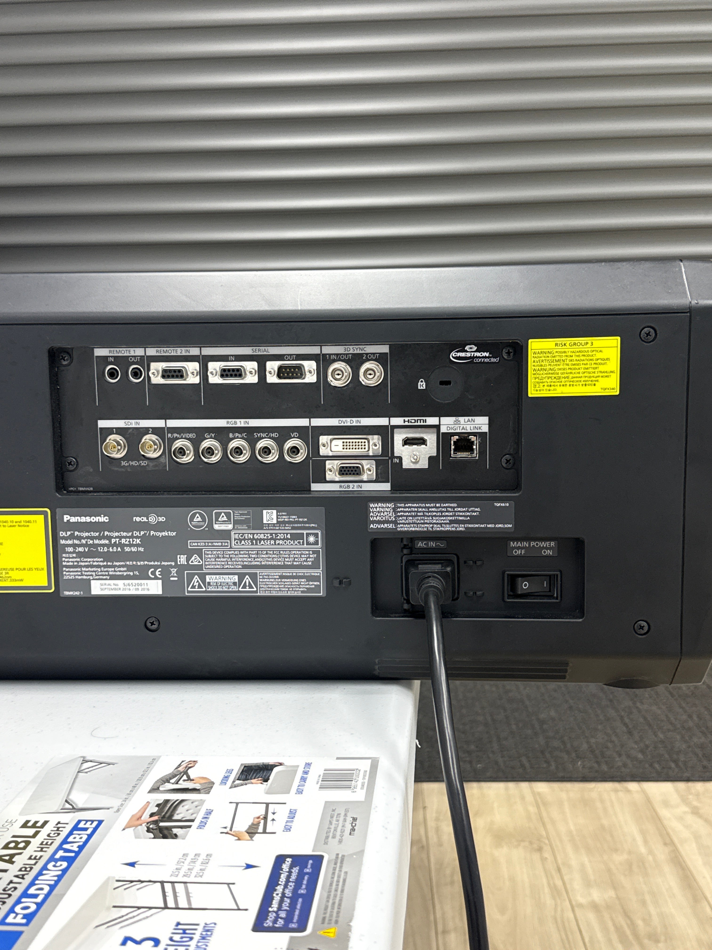 Panasonic PT-RZ12K 12,000 Lumen Laser Projector