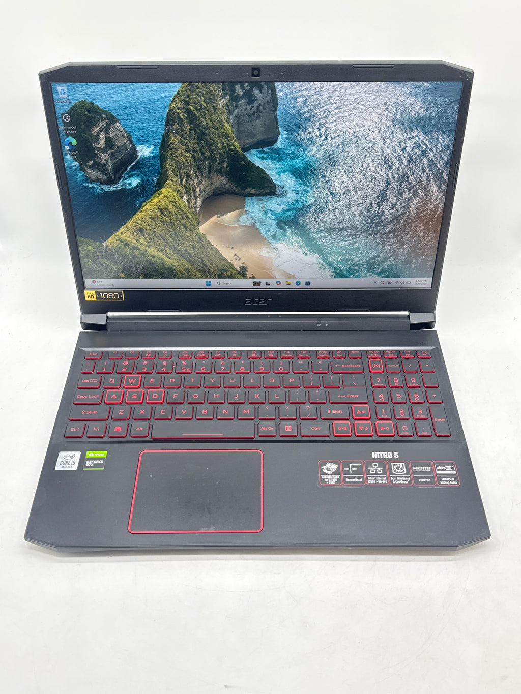 Acer Nitro 5 N20C1 15.6in i5-10300H 8GB RAM 256GB SSD GTX 1650 - Used