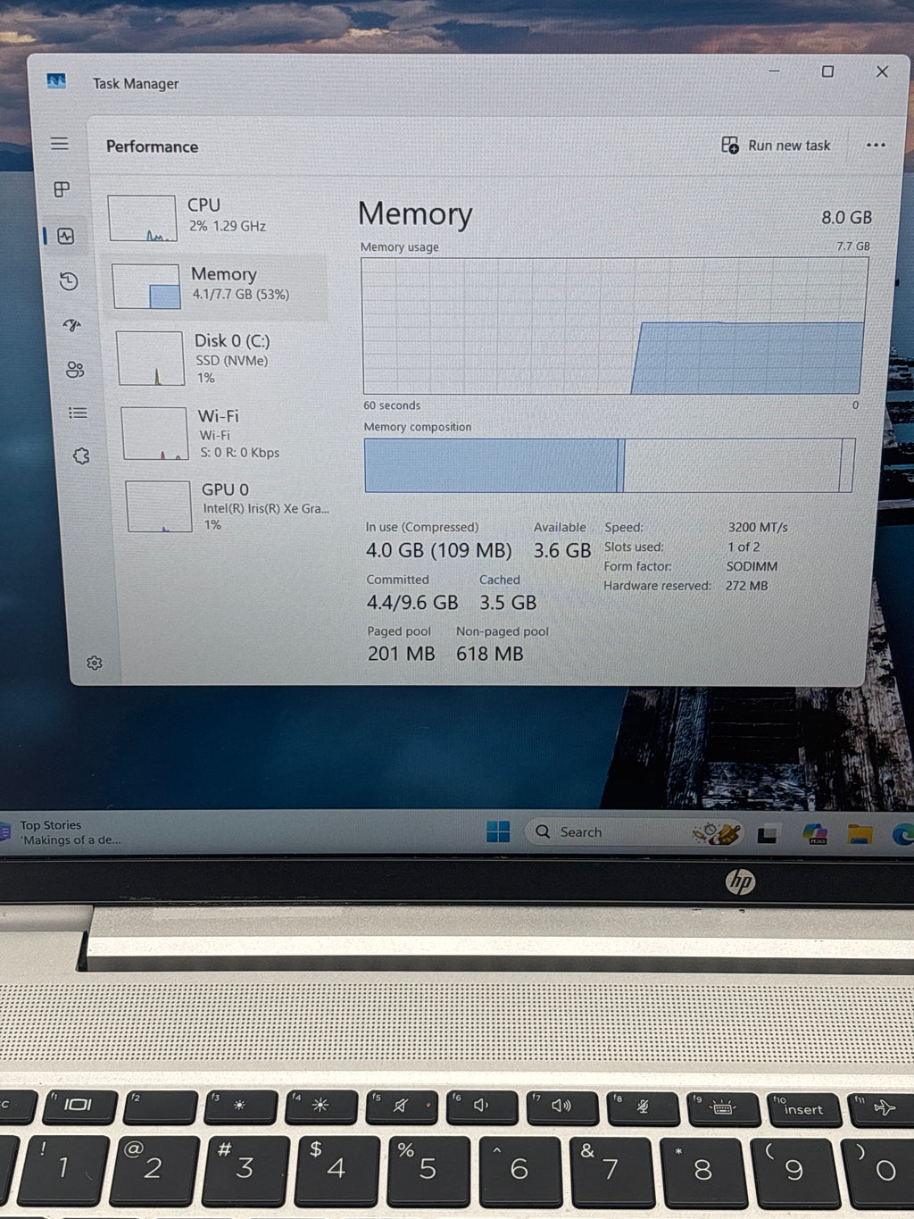 HP ProBook 450 G8 i5 8GB RAM 256GB SSD