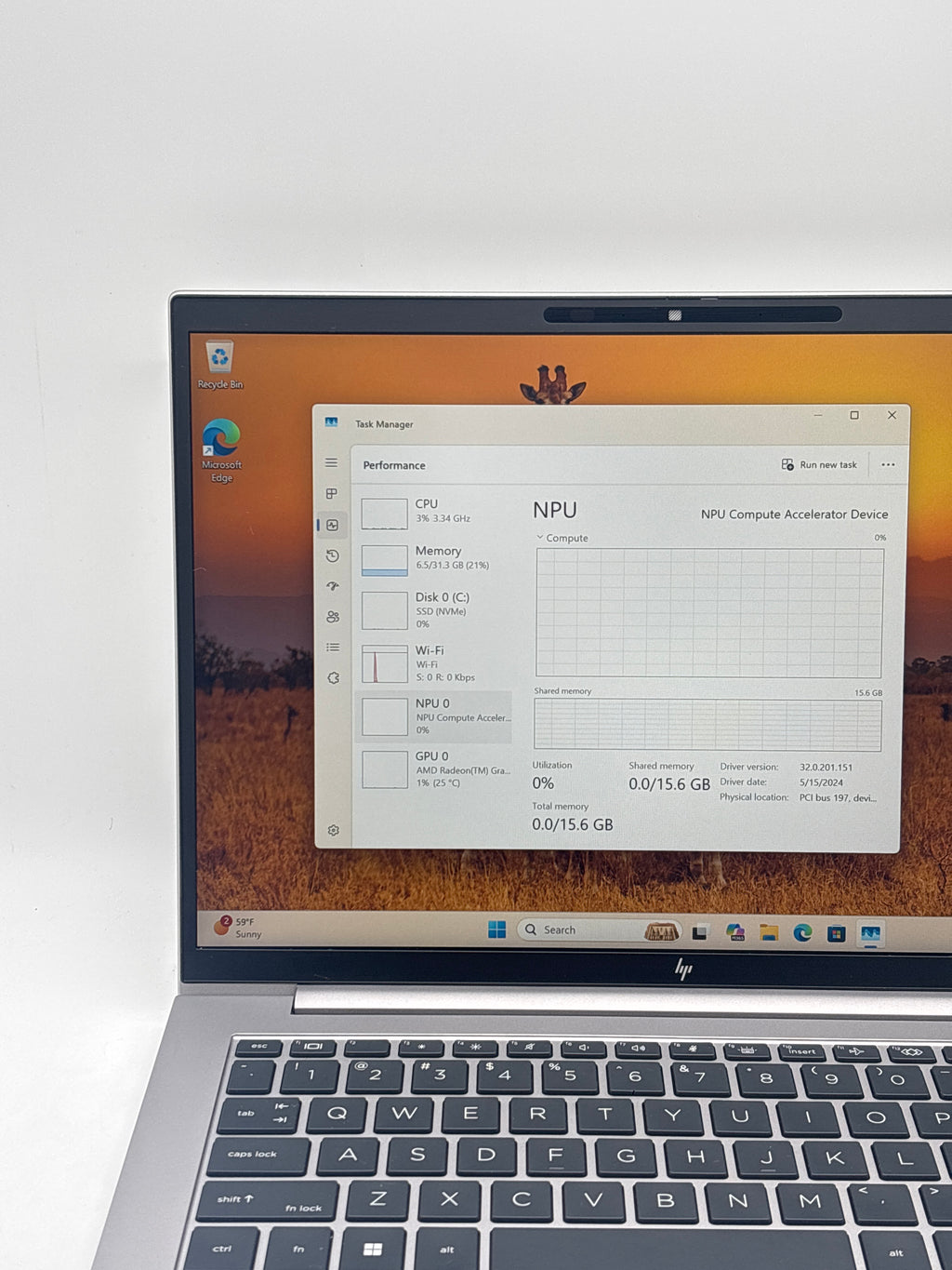 HP ZBook FireFly G11 Ryzen 5 Pro 8640HS 32GB RAM 256GB SSD