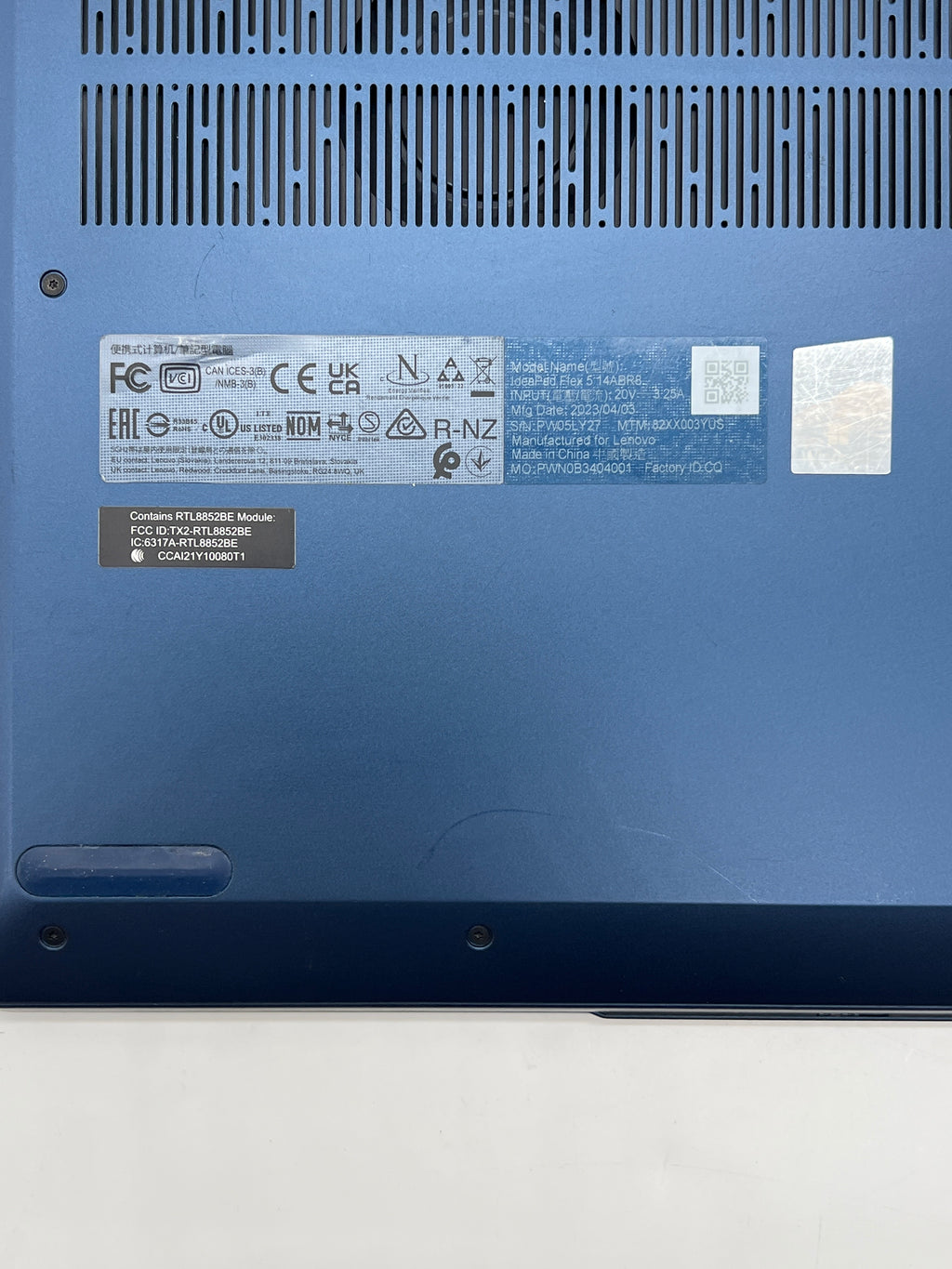 Lenovo Ideapad Flex 5 14 AMD Ryzen 7 7730U 16GB 512GB Abyss Blue Laptop