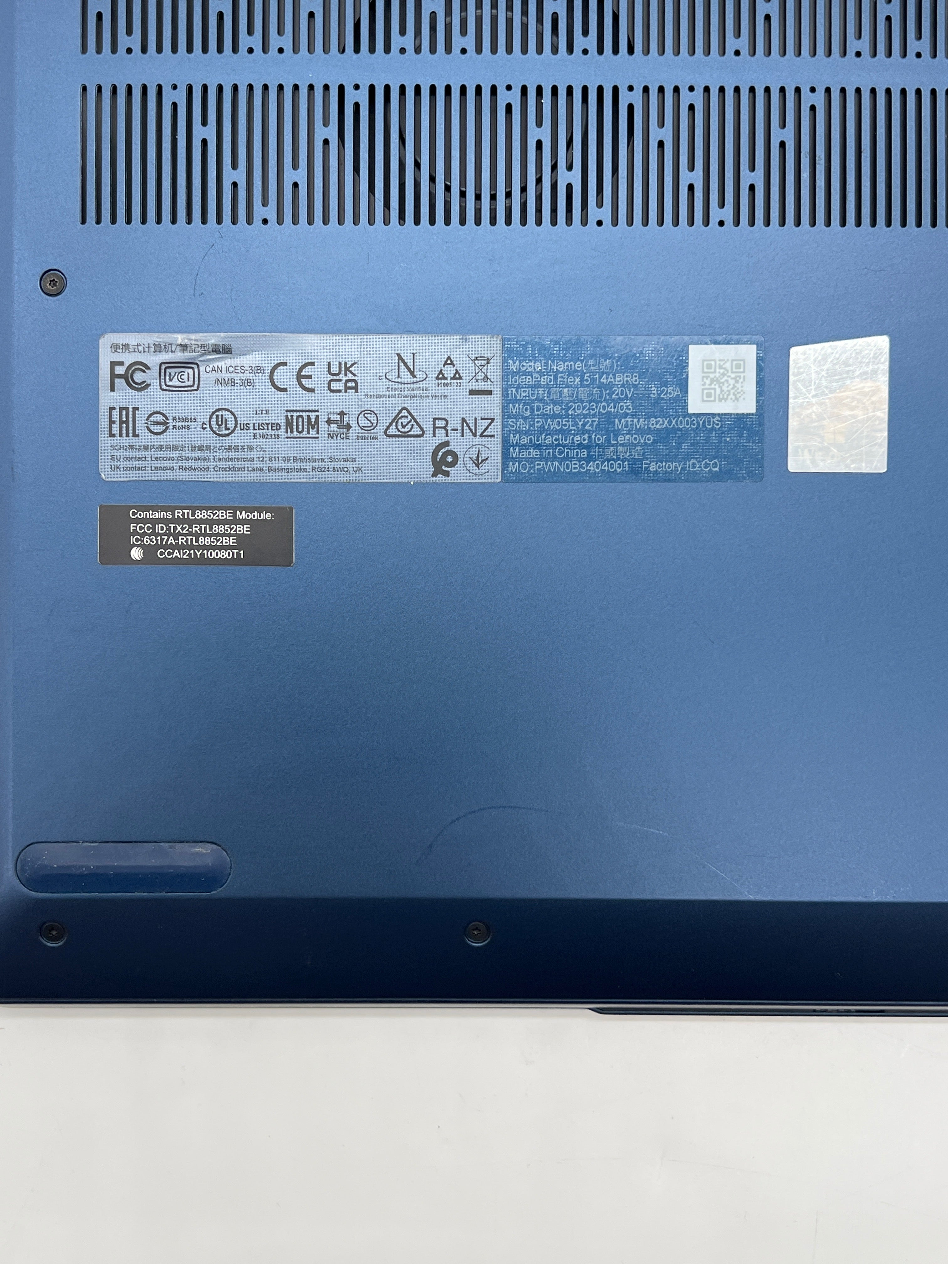 Lenovo Ideapad Flex 5 14 AMD Ryzen 7 7730U 16GB 512GB Abyss Blue Laptop