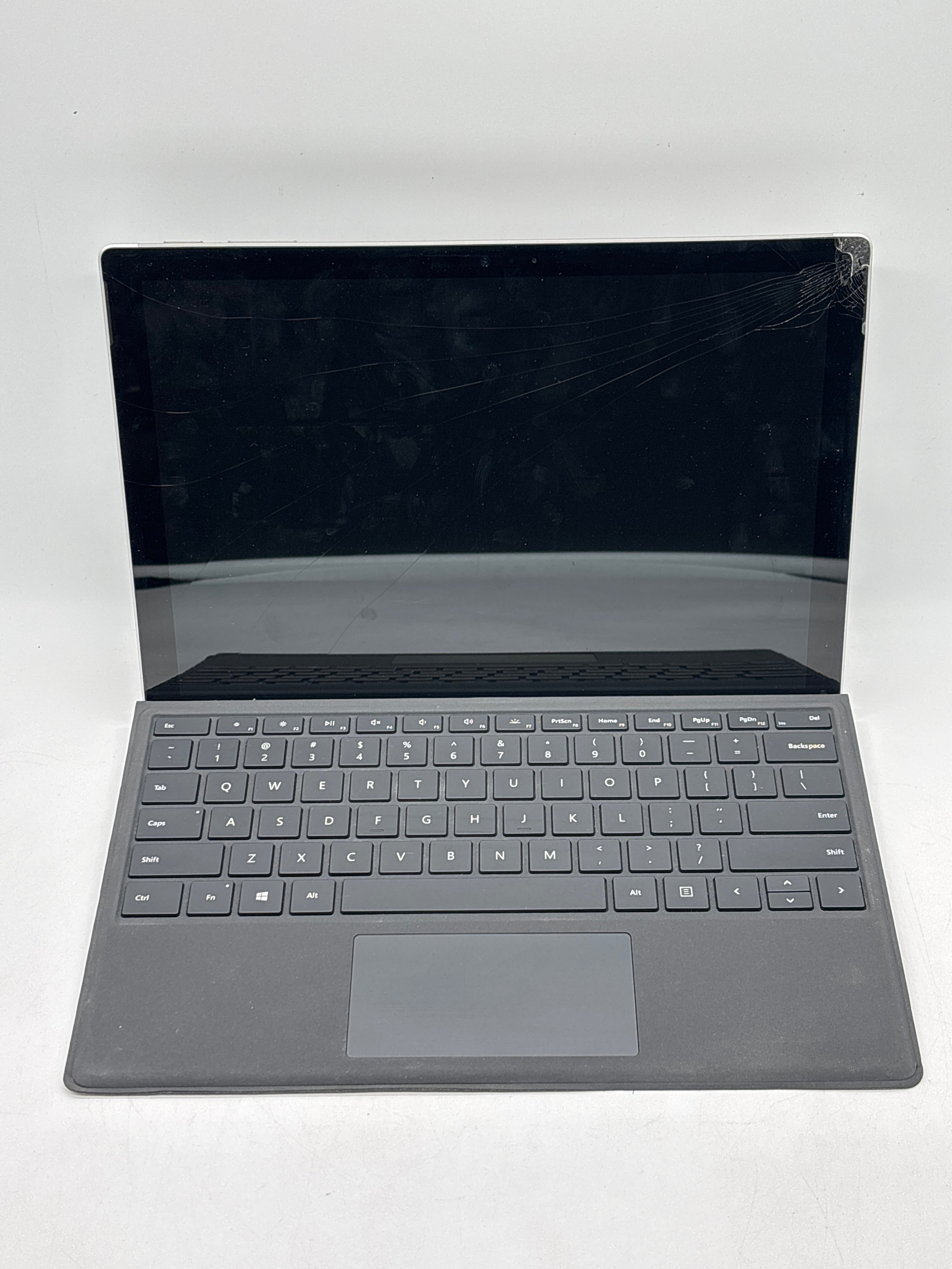 Microsoft Surface Pro 6 i5-8250U 8GB RAM 128GB SSD - For Parts (Cracked Screen)
