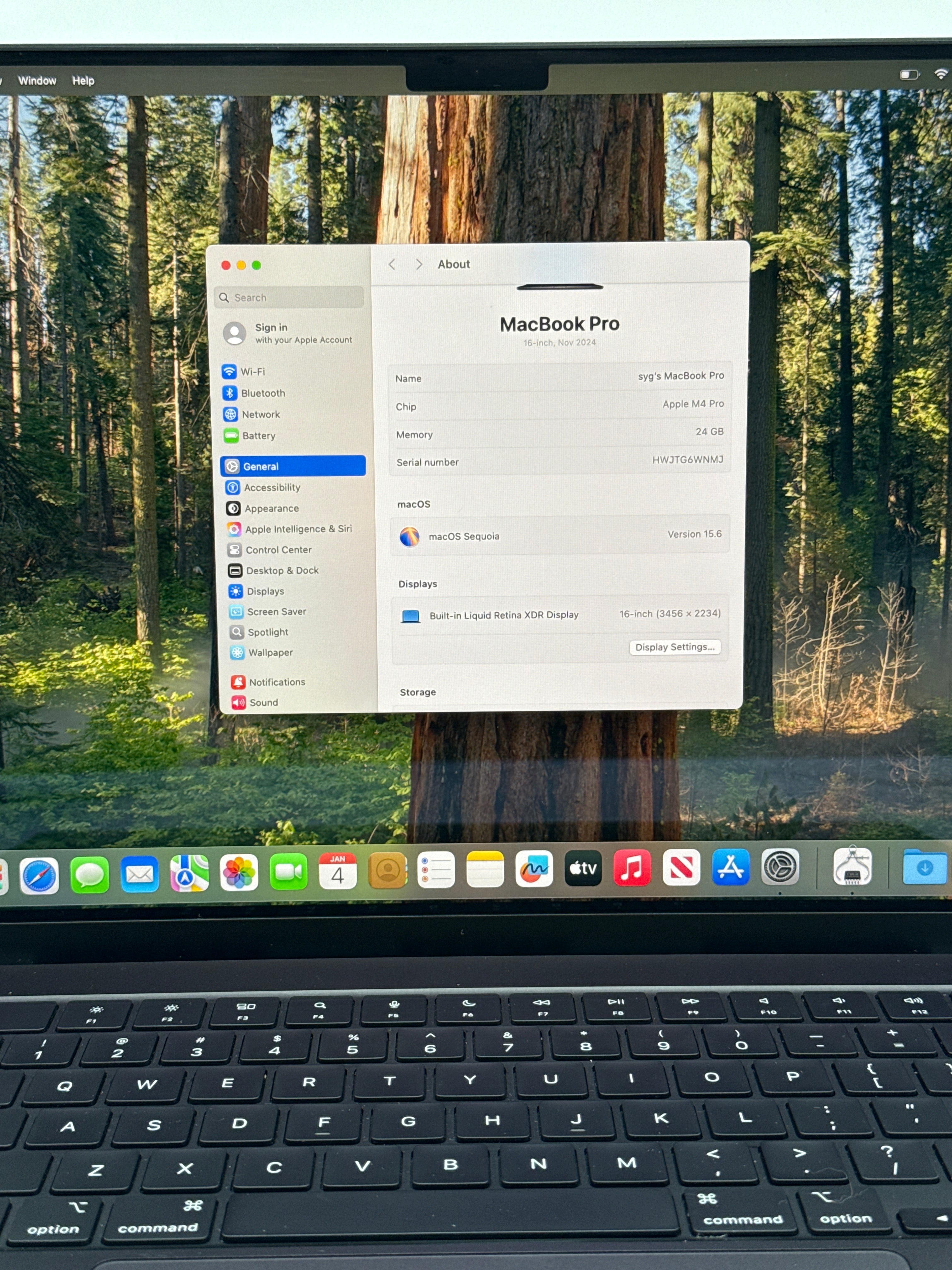 Apple MacBook Pro 16" M4 Pro A3403 24GB RAM 512GB SSD (36 Cycle Count)