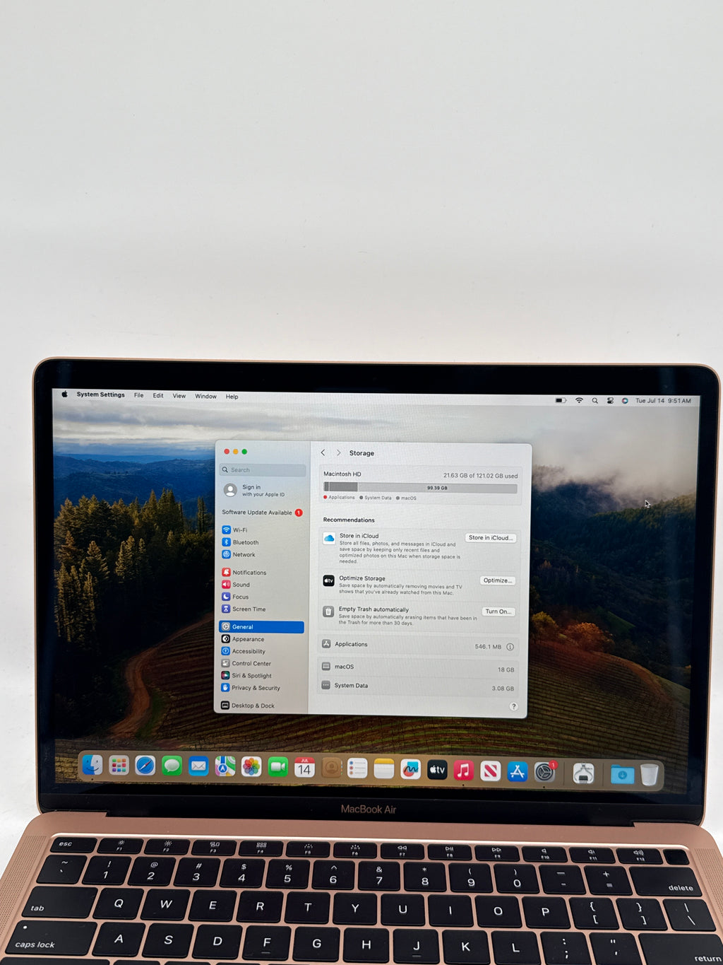 Apple MacBook Air 13" A1932 i5 8GB RAM 128GB SSD - Used