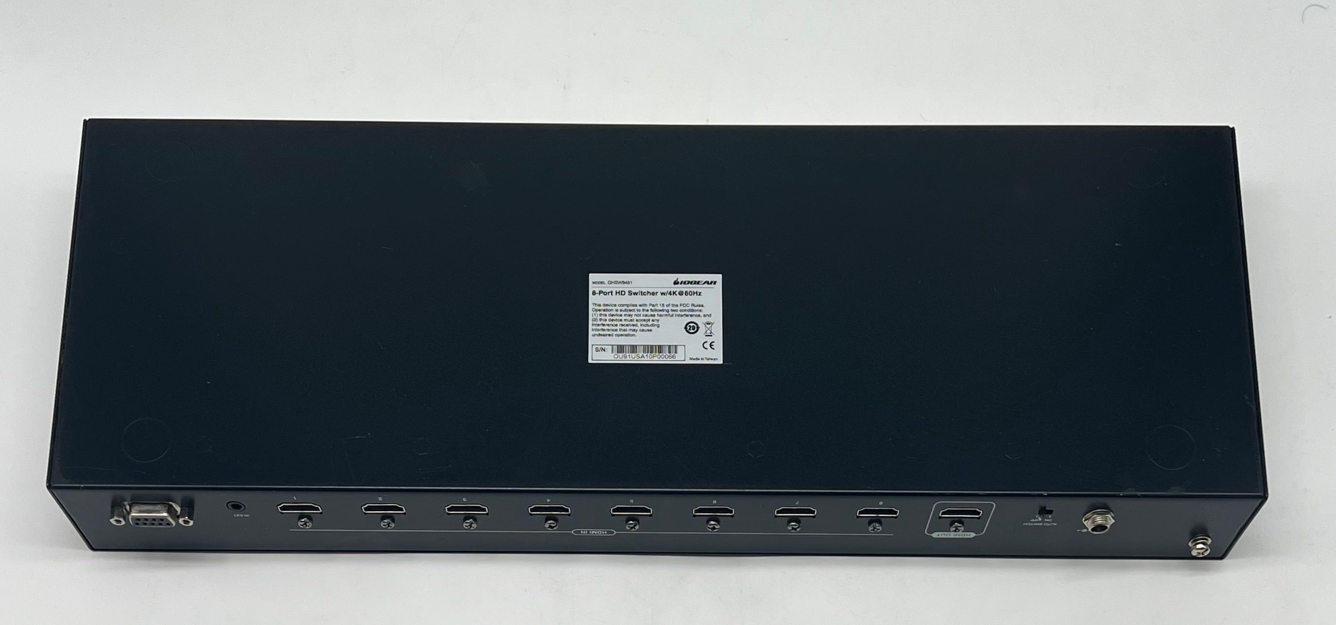 IOGEAR GHSW8481 8-Port HD Audio Video Switch RS232 - Used