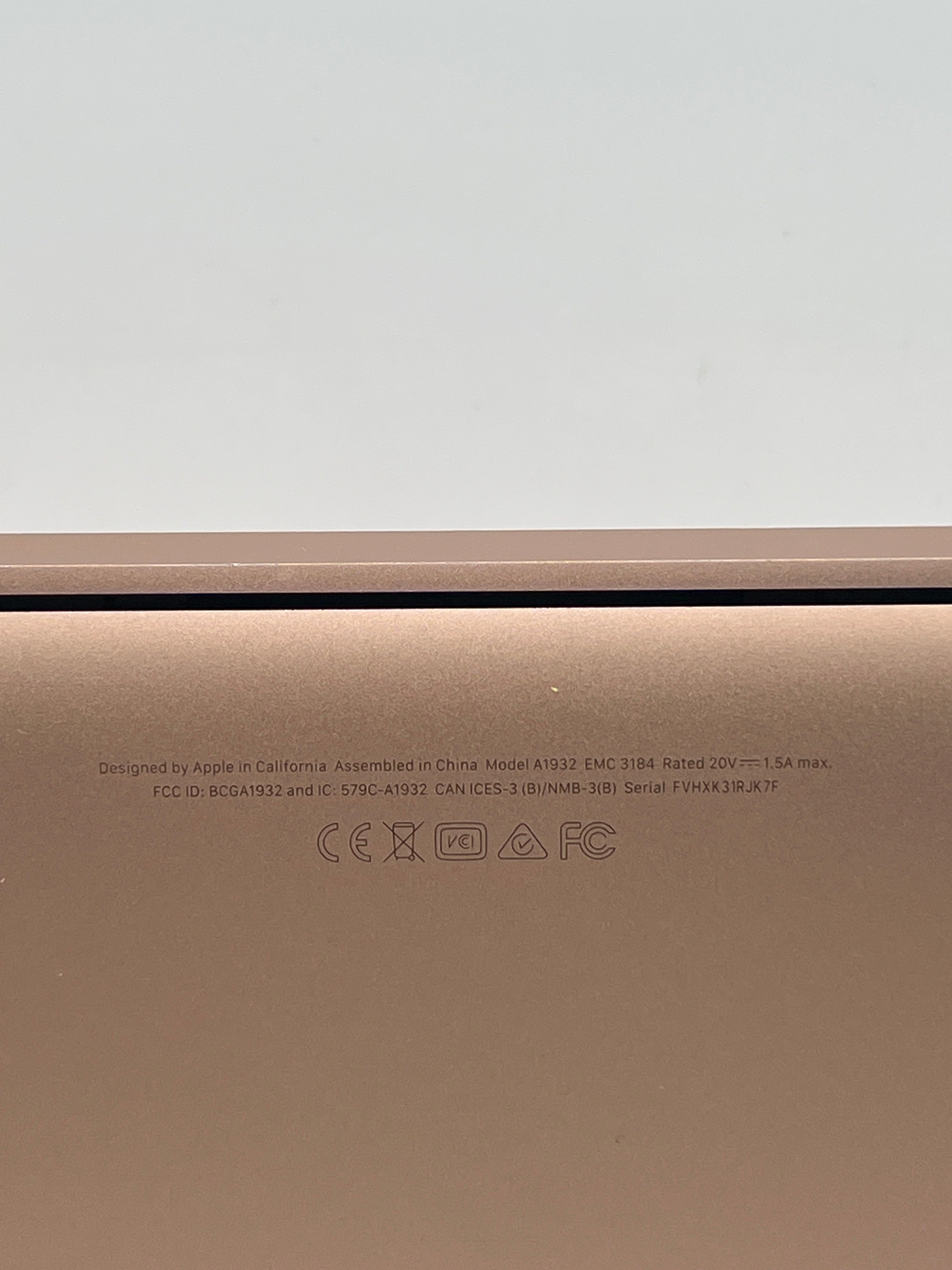 Apple MacBook Air 13.3" 2019 Core i5 8GB RAM 128GB SSD Rose Gold - Used
