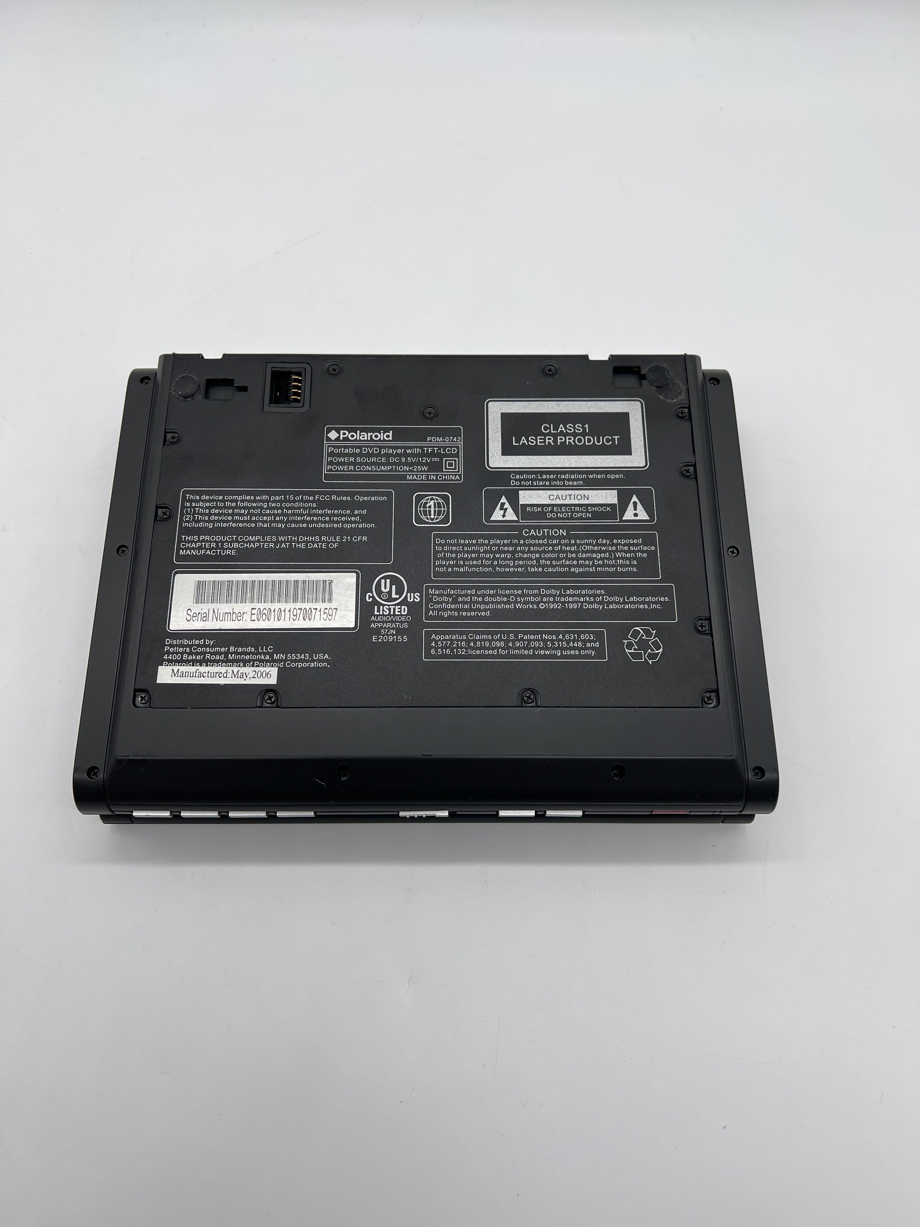 Polaroid PDM-0742 Portable DVD Player