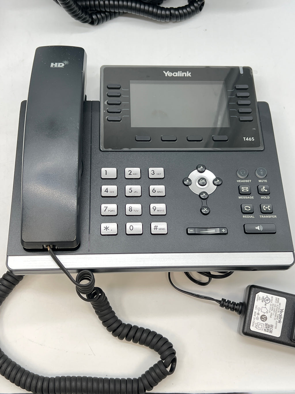 Lot Of 4 Yealink SIP-T46S VoIP IP Business Phone - Used